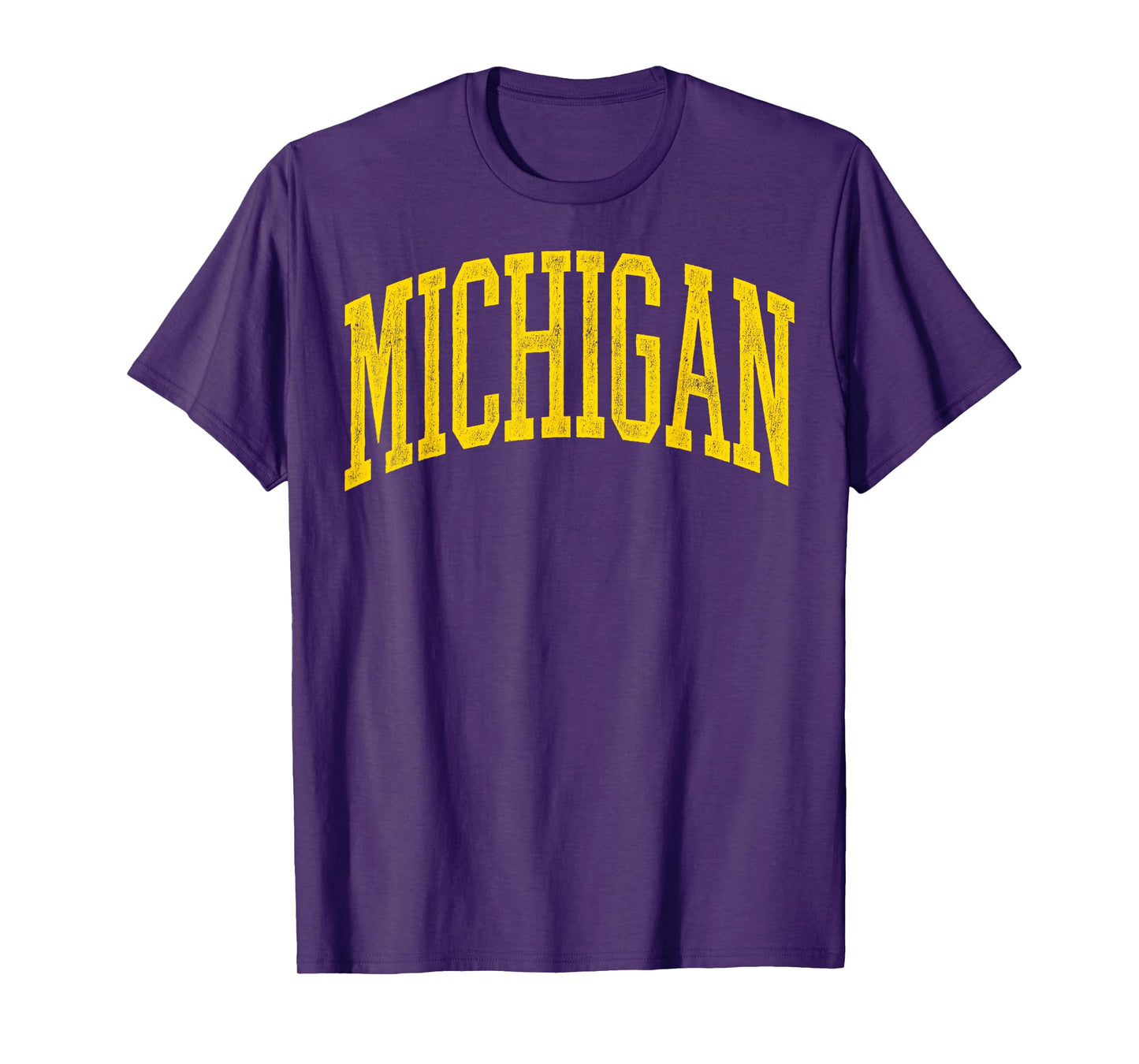 Michigan MI Vintage Athletic Varsity Sports Design Men Women T-Shirt