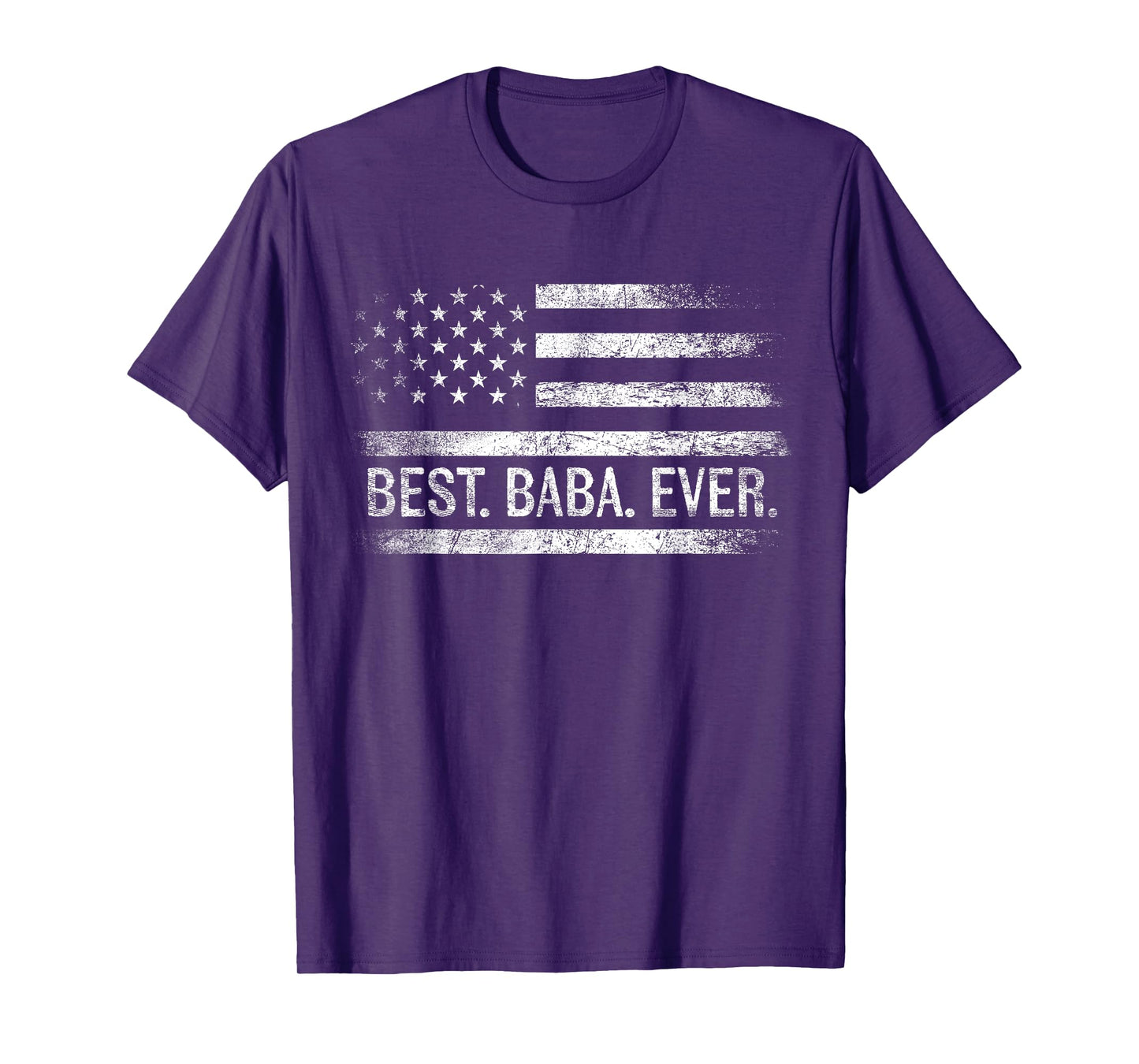 Best Baba Ever American Flag Gifts Baba Father's Day Men T-Shirt