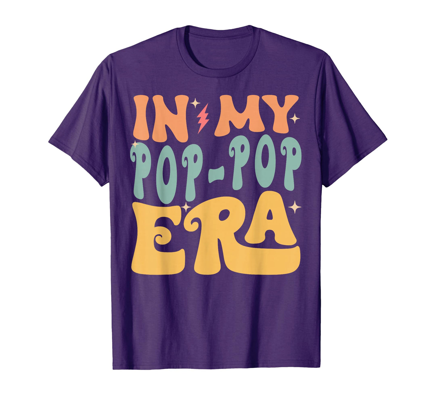 In My POP-POP Era Groovy Funny Grandpa Father's Day T-Shirt