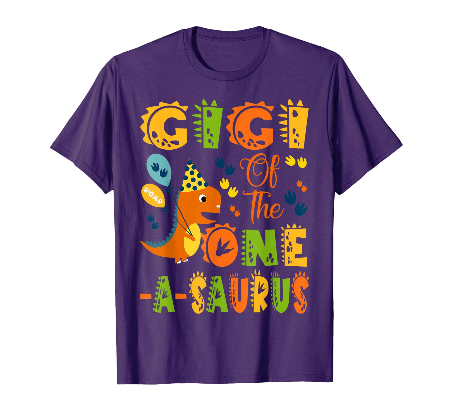 Gigi of The One-A-Saurus 1St Birthday Dinosaur Party T-Shirt