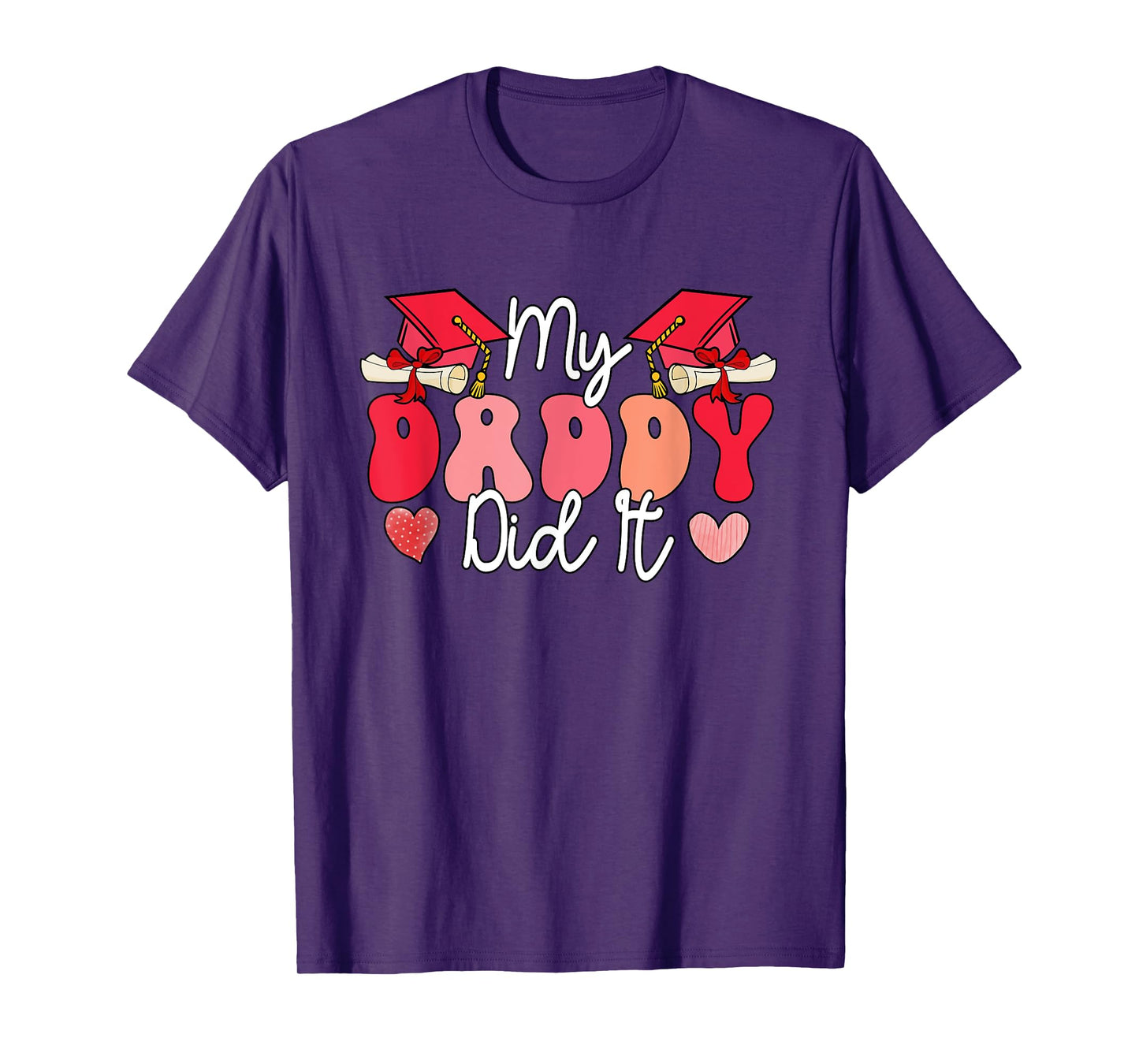 My Daddy Did It Proud Family Graduate Costume Kids Girls T-Shirt