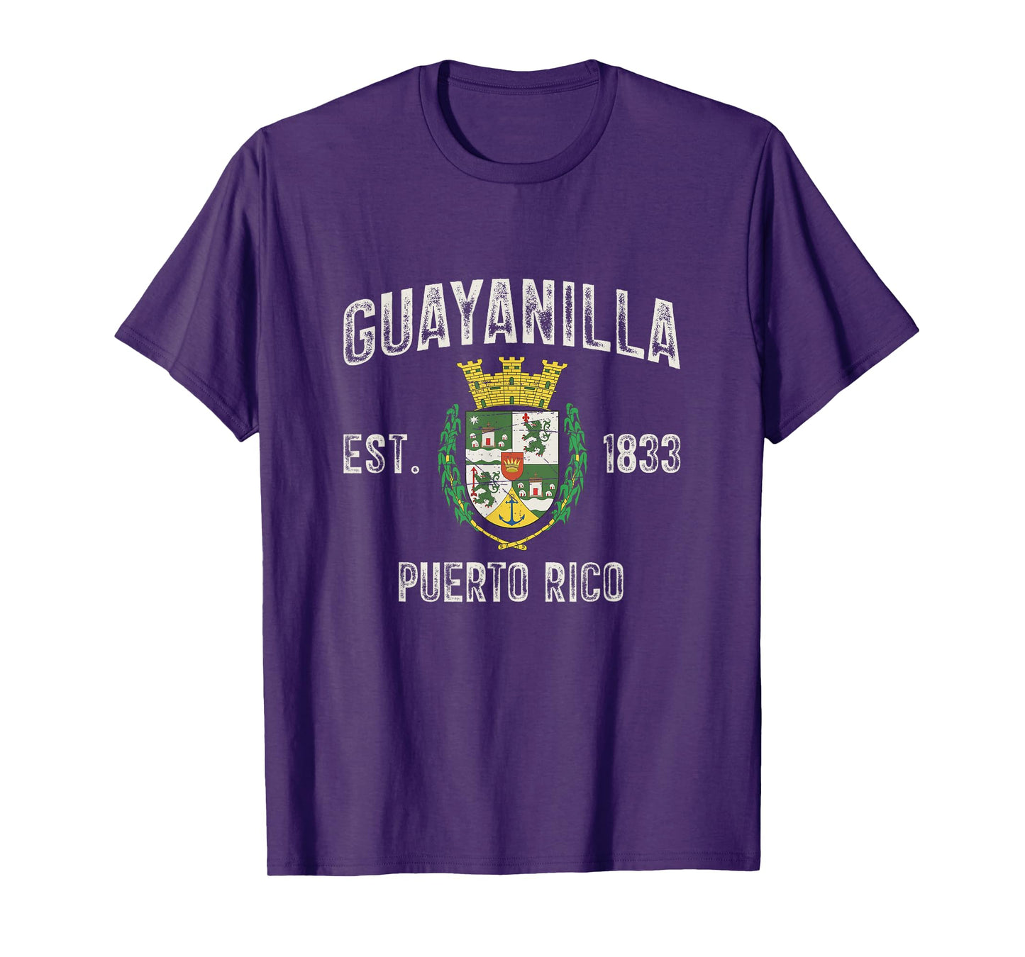 Guayanilla City In Puerto Rico Est 1833, Guayanilla Armorial T-Shirt