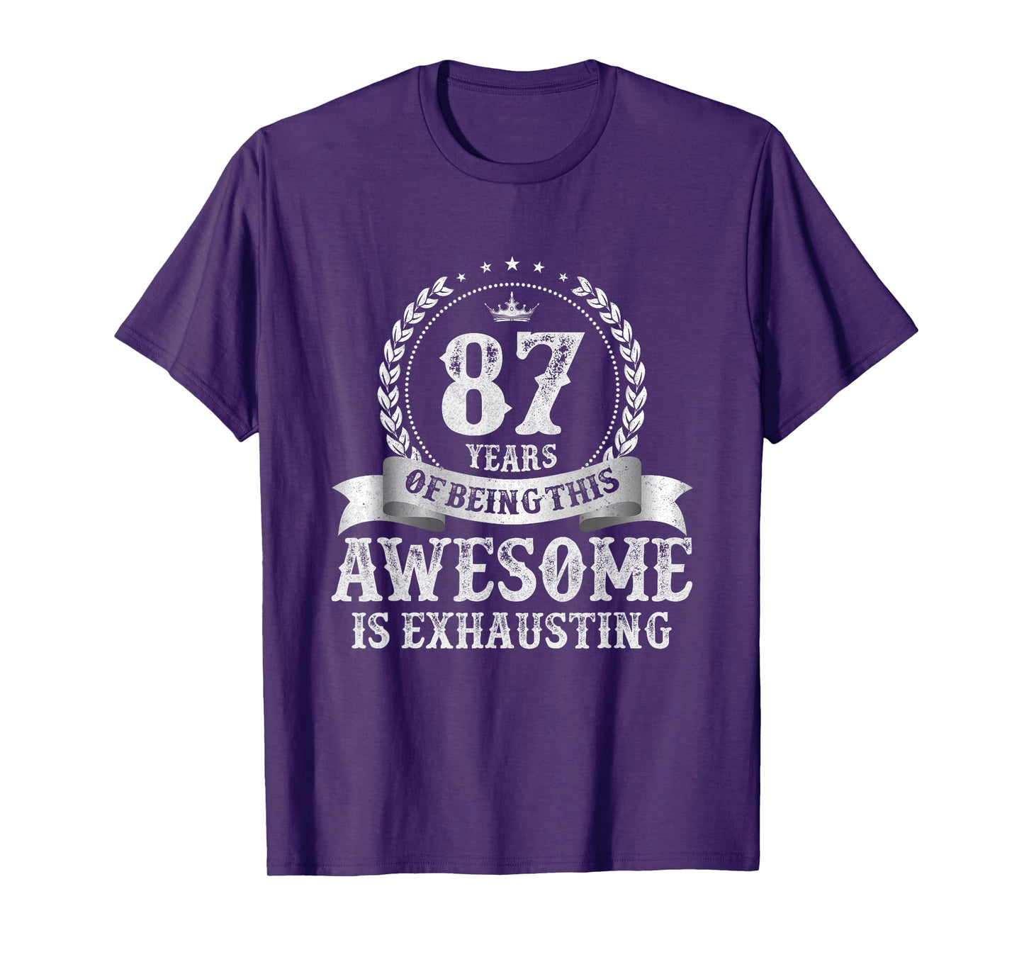 Vintage 87 Year Old 87 Birthday Gifts For Men 87th BDay T-Shirt