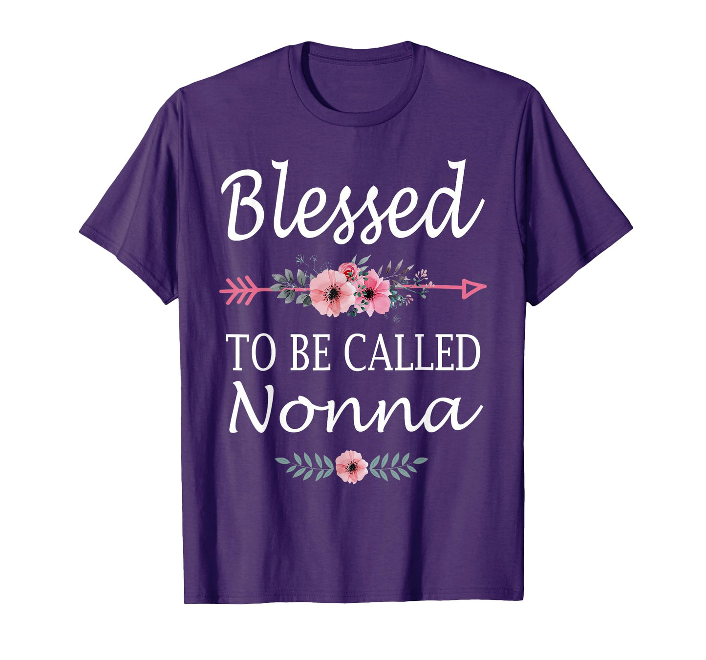 Blessed To Be Called Nonna Floral Mother's Day T-Shirt