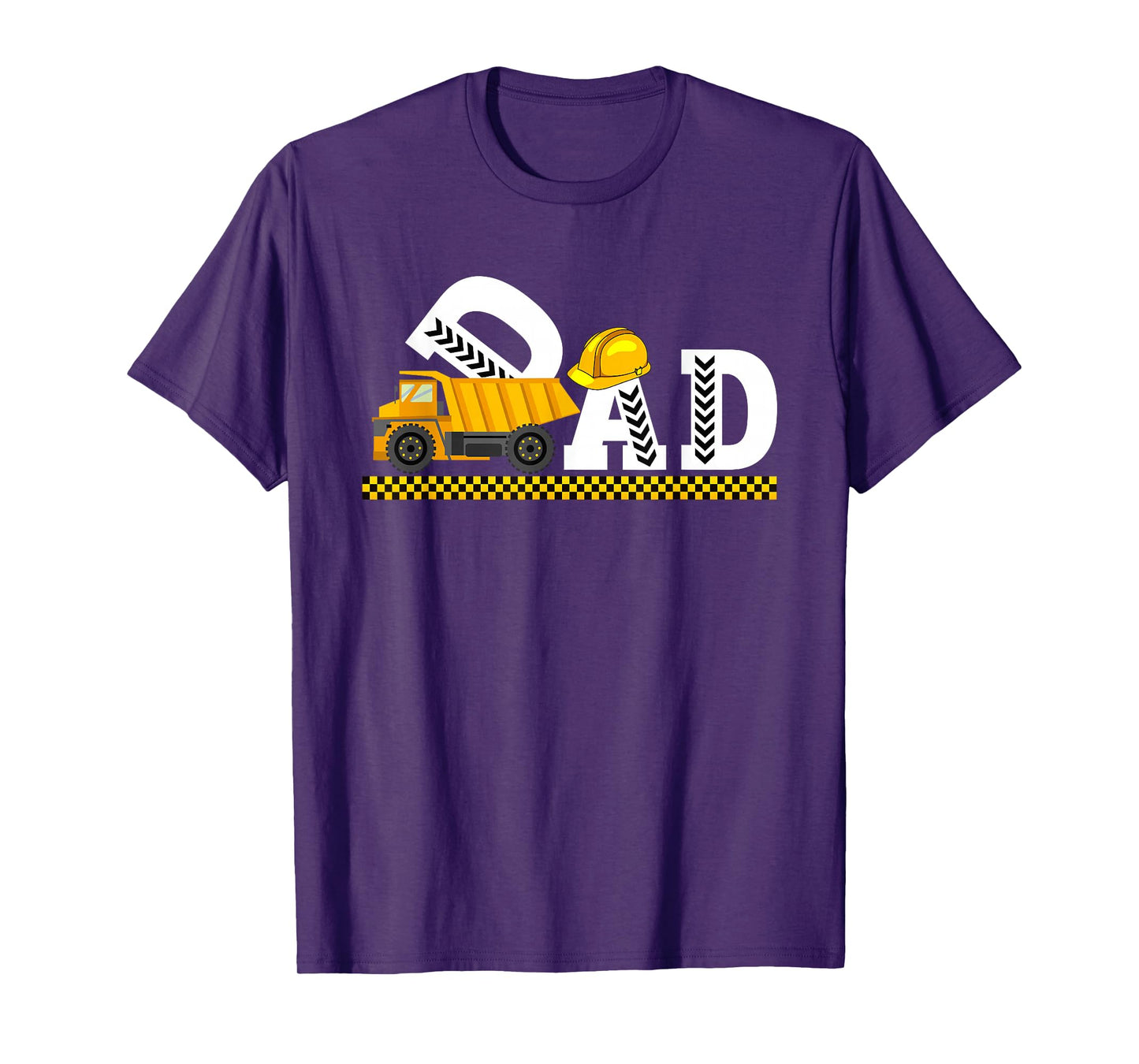 Funny Dad Construction Excavator Kids Matching Family Party T-Shirt