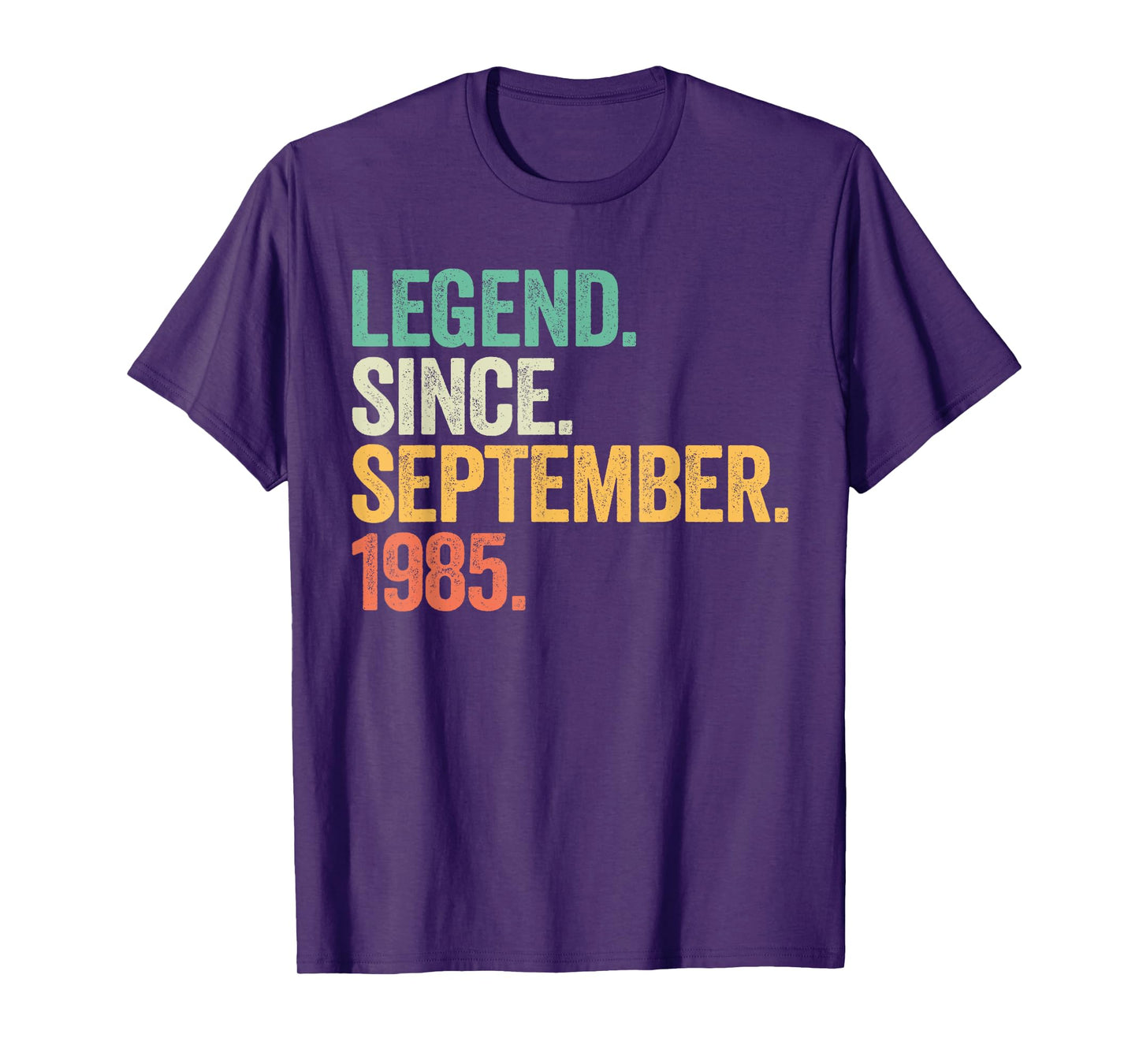 40 Years Old Gifts Legend September 1985 40th Birthday Men T-Shirt