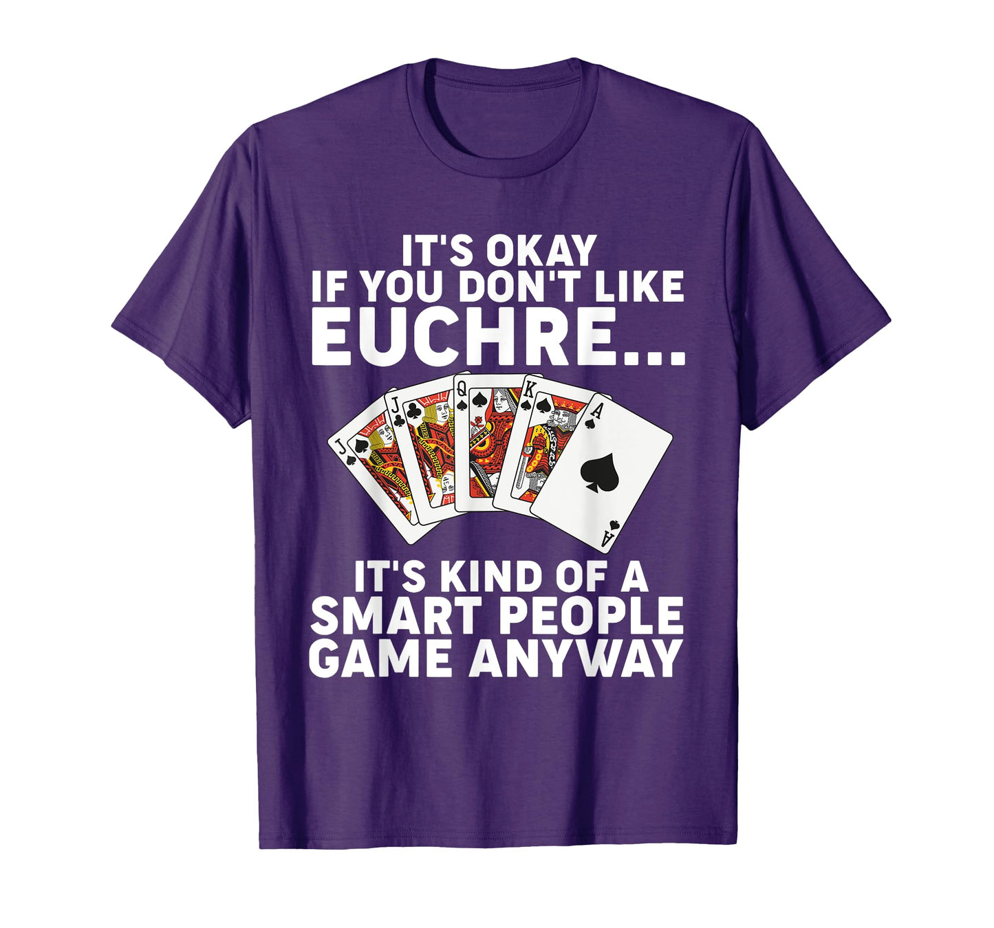Funny Euchre Art For Men Women Euchre Partner Euchre Player T-Shirt