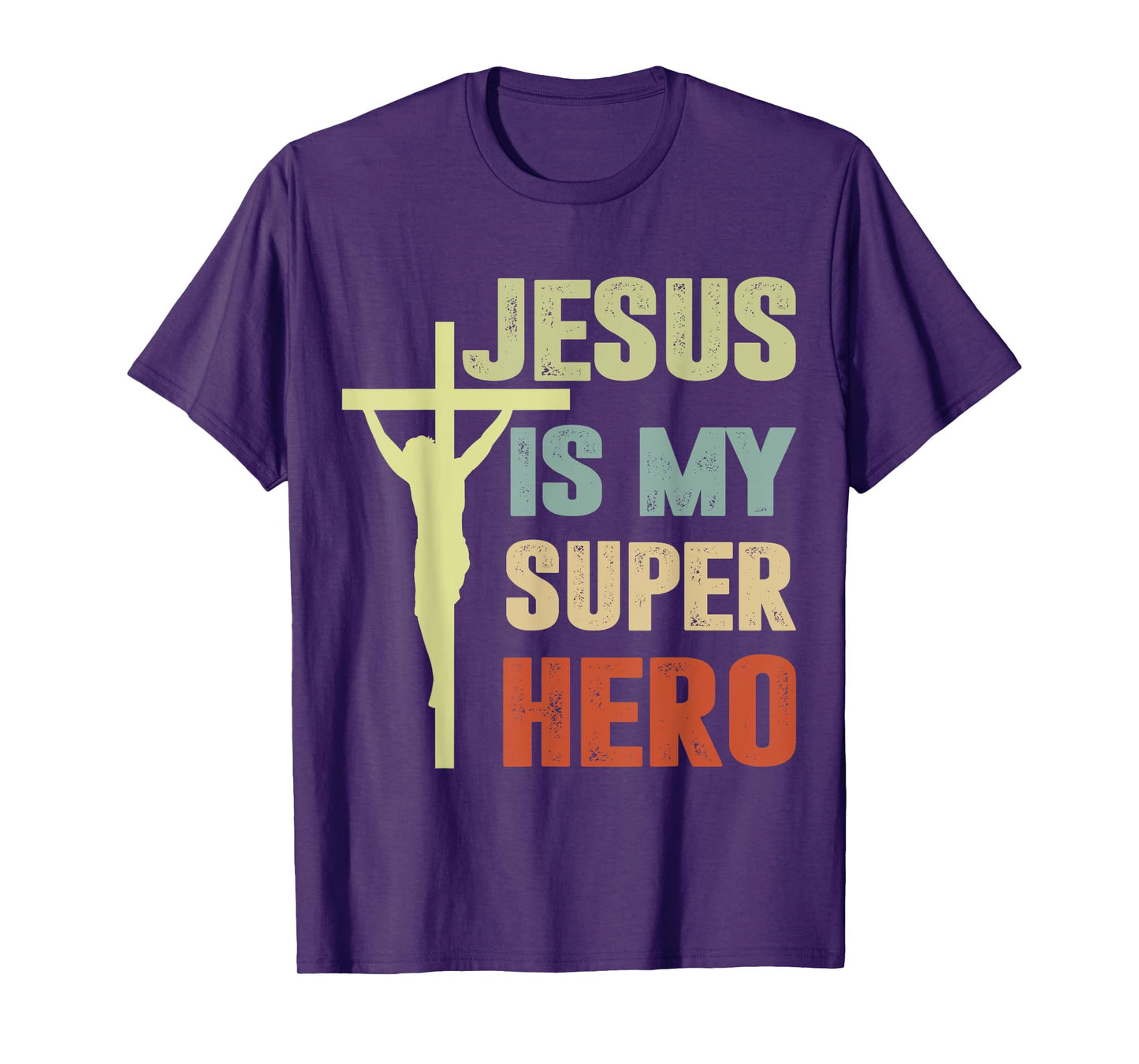 Toddler Jesus is My Superhero Christian God Son Brother Kids T-Shirt