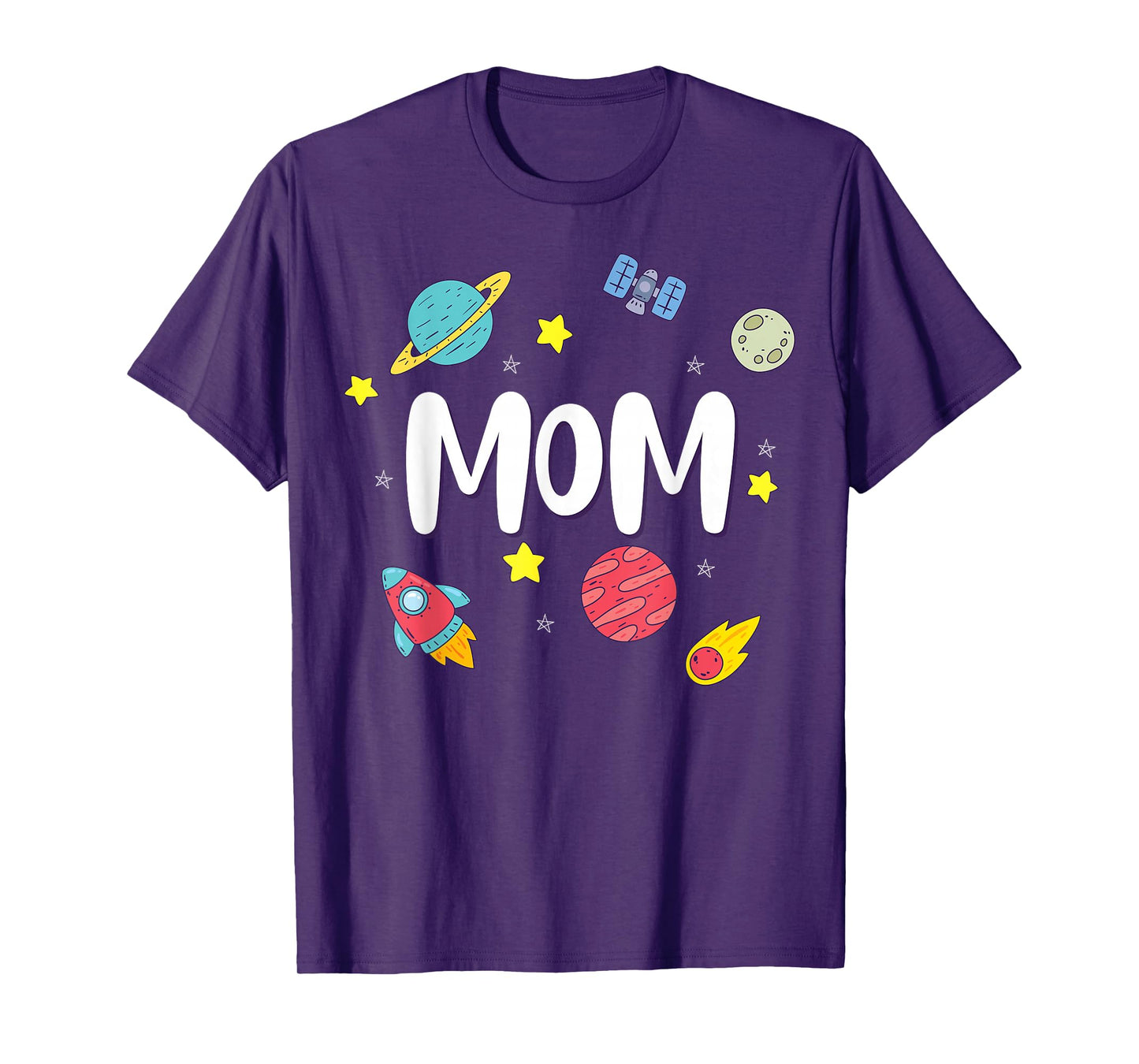 Mom Outer Space Galaxy Birthday T-Shirt