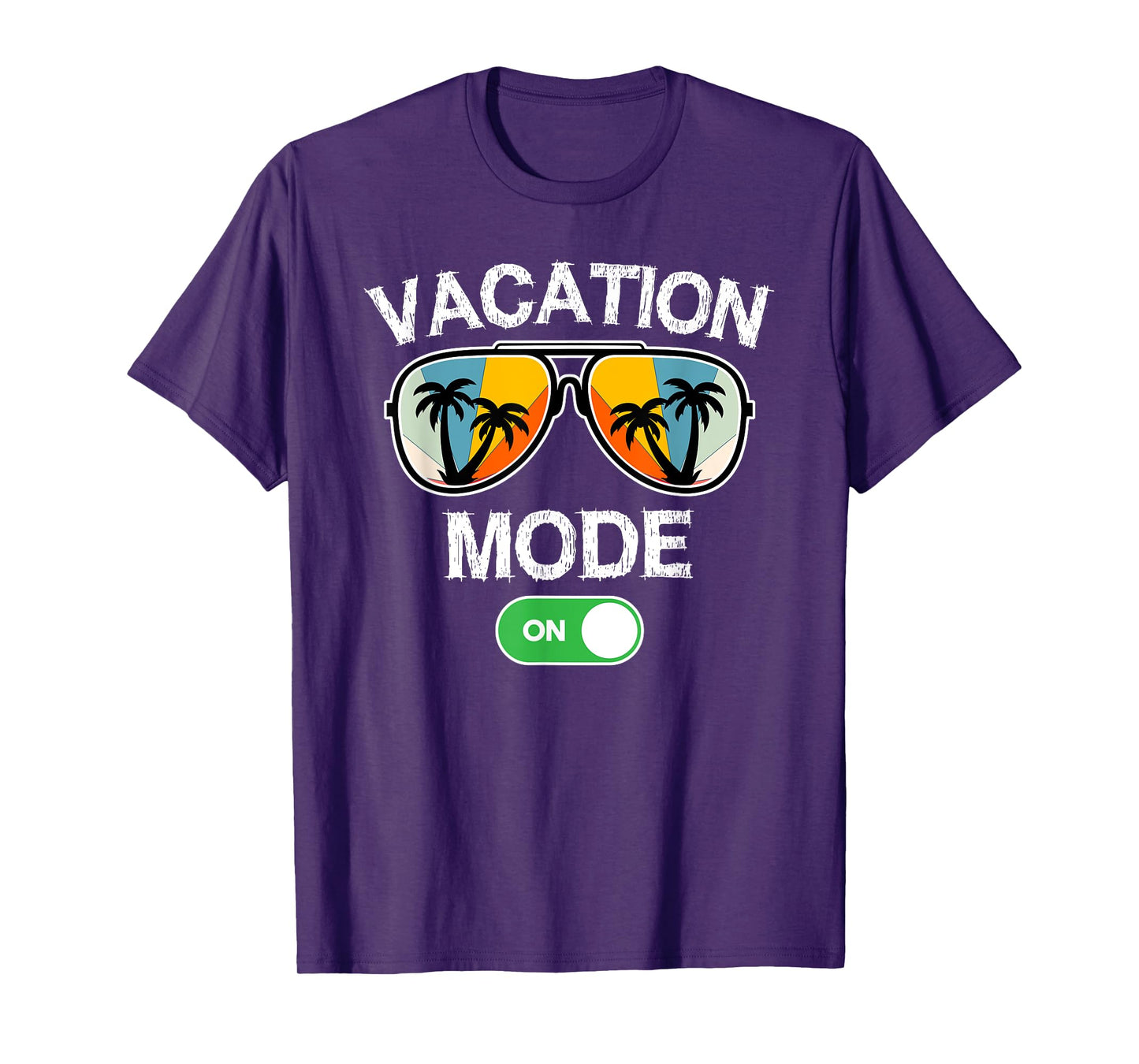 Vacation Mode On Sunglasses Retro Funny Family Matching T-Shirt