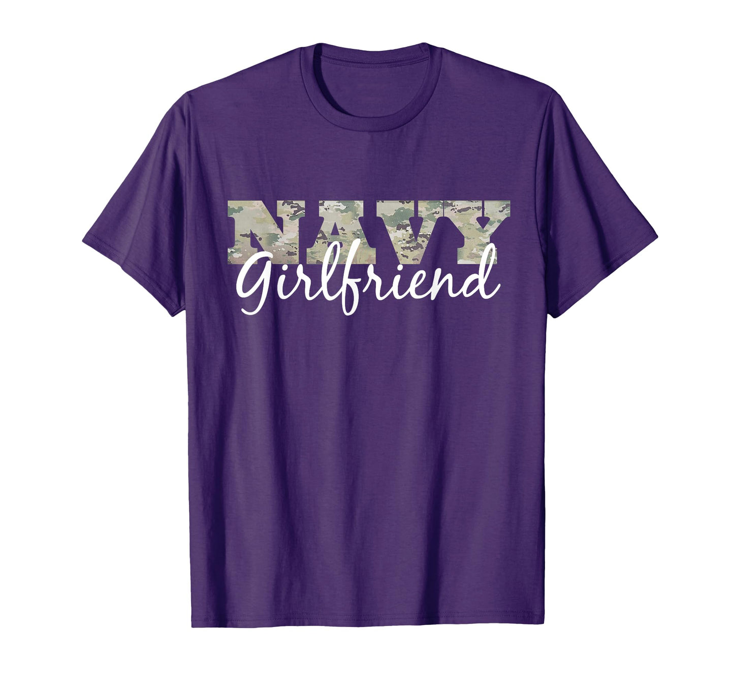 "Navy Girlfriend" Gift For Her US Military Pride T-Shirt