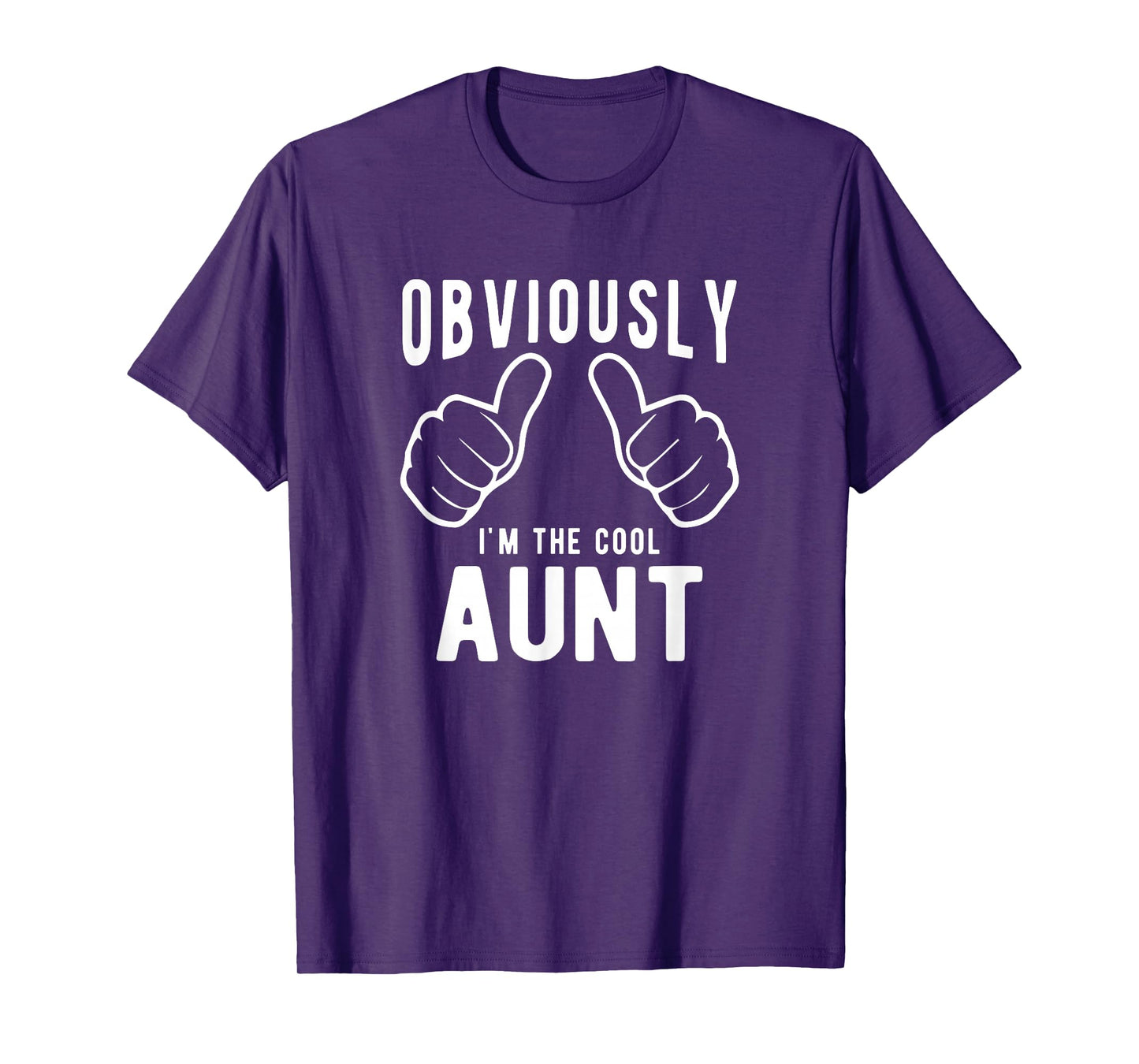 Funny Aunt Gifts From Niece Nephew, Obviously Cool Aunt T-Shirt