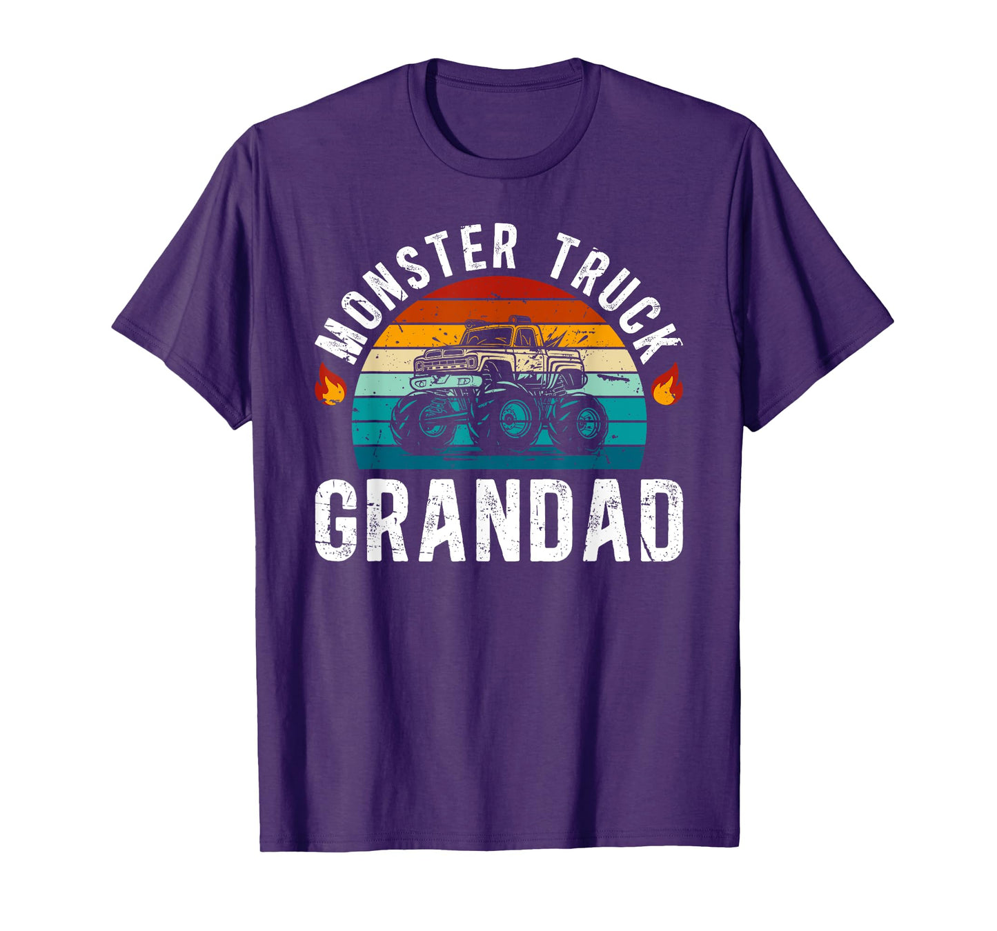 Monster Truck Grandad Retro Monster Truck Grandad Grandpa T-Shirt