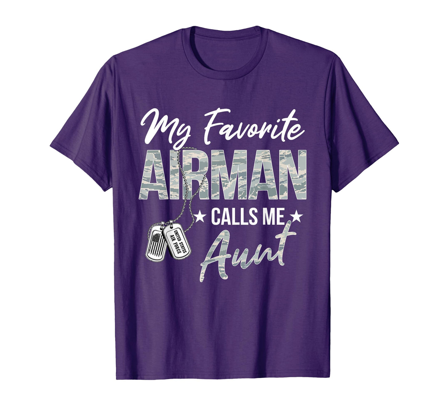 My Favorite Airman Calls Me Aunt US Air Force Graduation T-Shirt