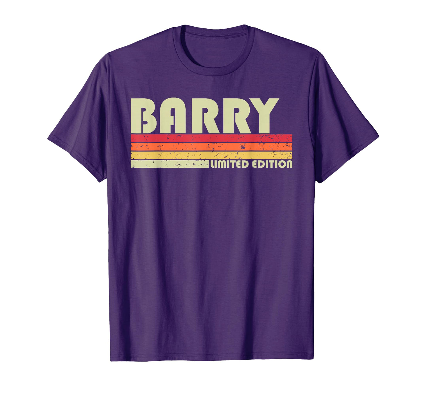 BARRY Surname Funny Retro Vintage 80s 90s Birthday Reunion T-Shirt