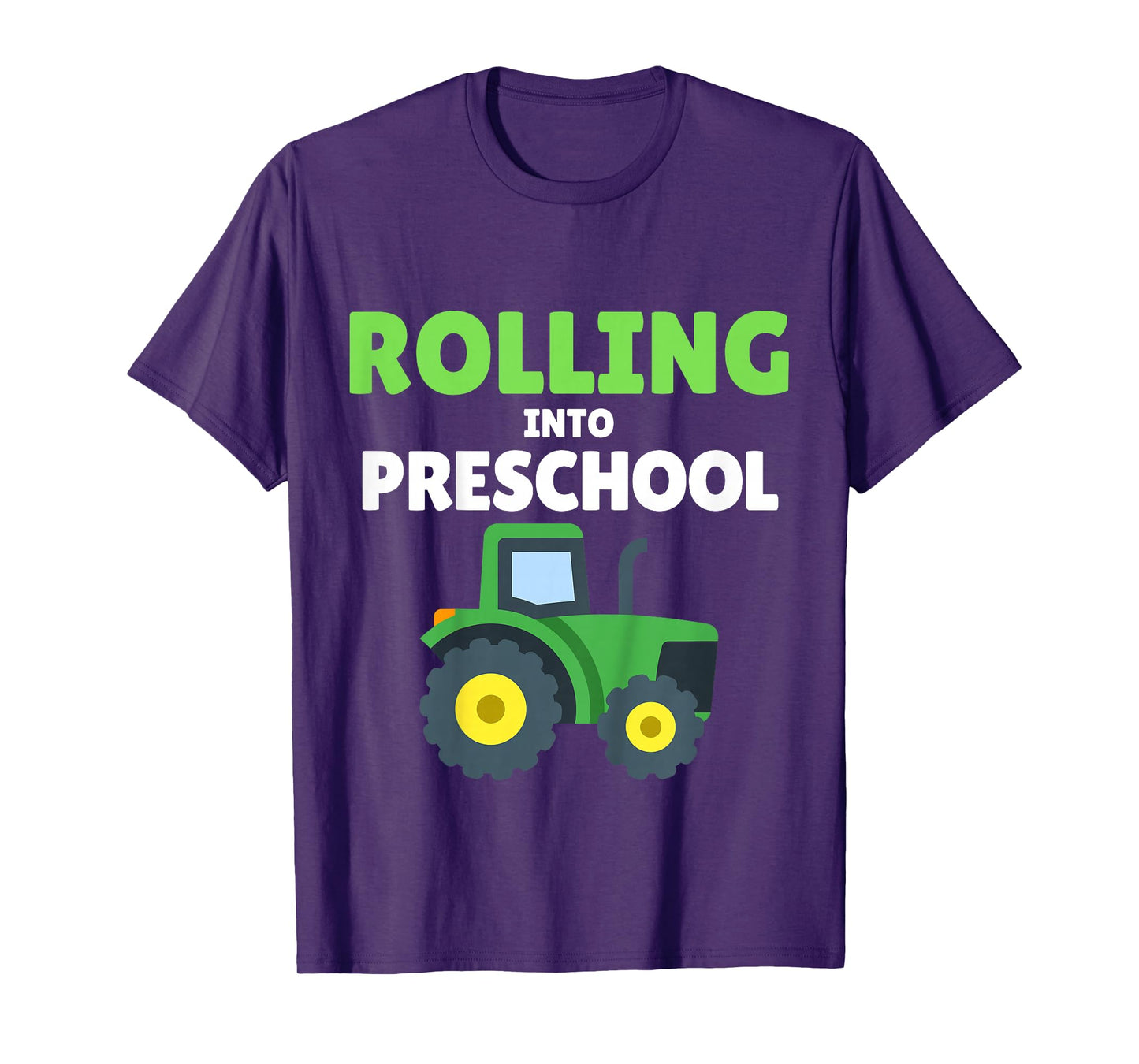 Back to School Tractor Construction First Day of Preschool T-Shirt