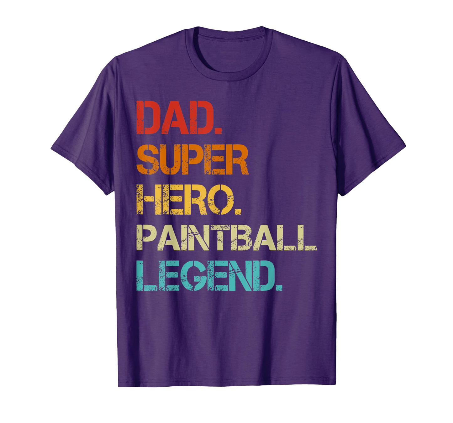 Mens Vintage Style Dad Hero Paintball Legend Father's Day T-Shirt