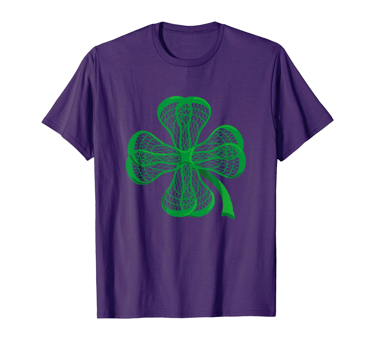 Lacrosse Sticks Shamrock clover irish lucky Lax T-Shirt gift T-Shirt