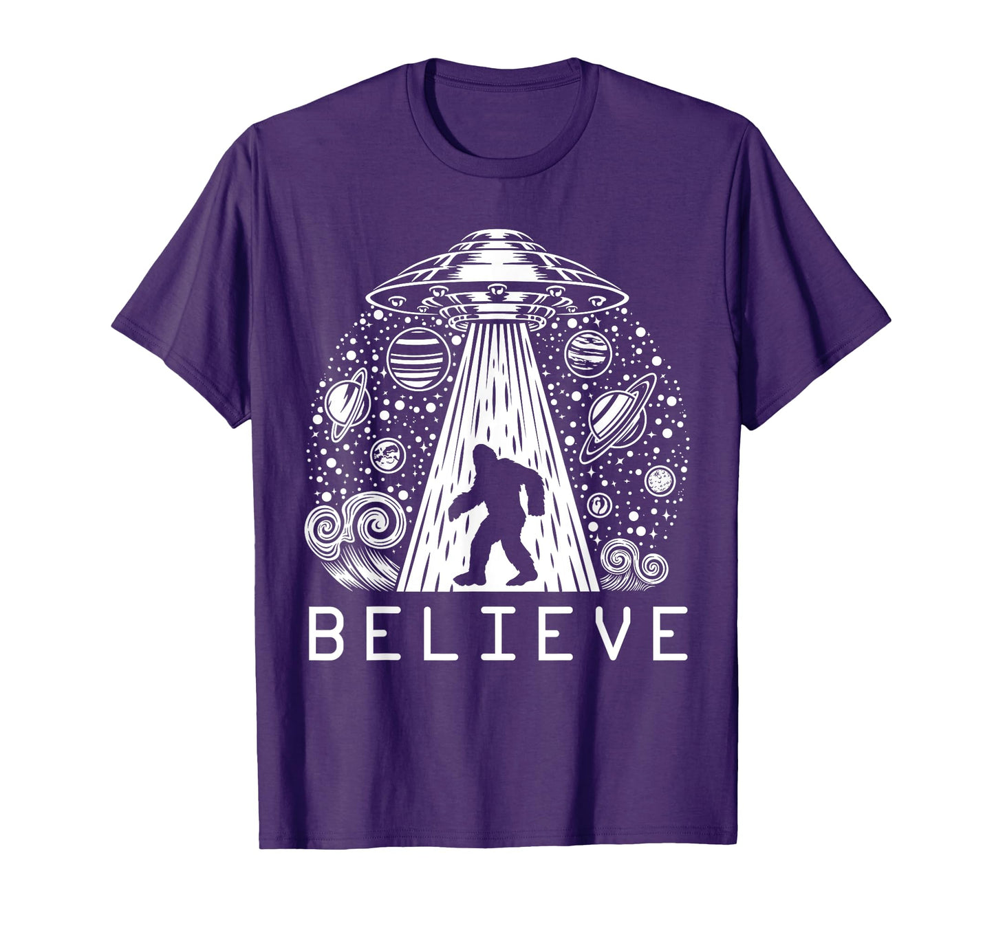 Bigfoot UFO Conspiracy Theory - Alien Physics T-Shirt