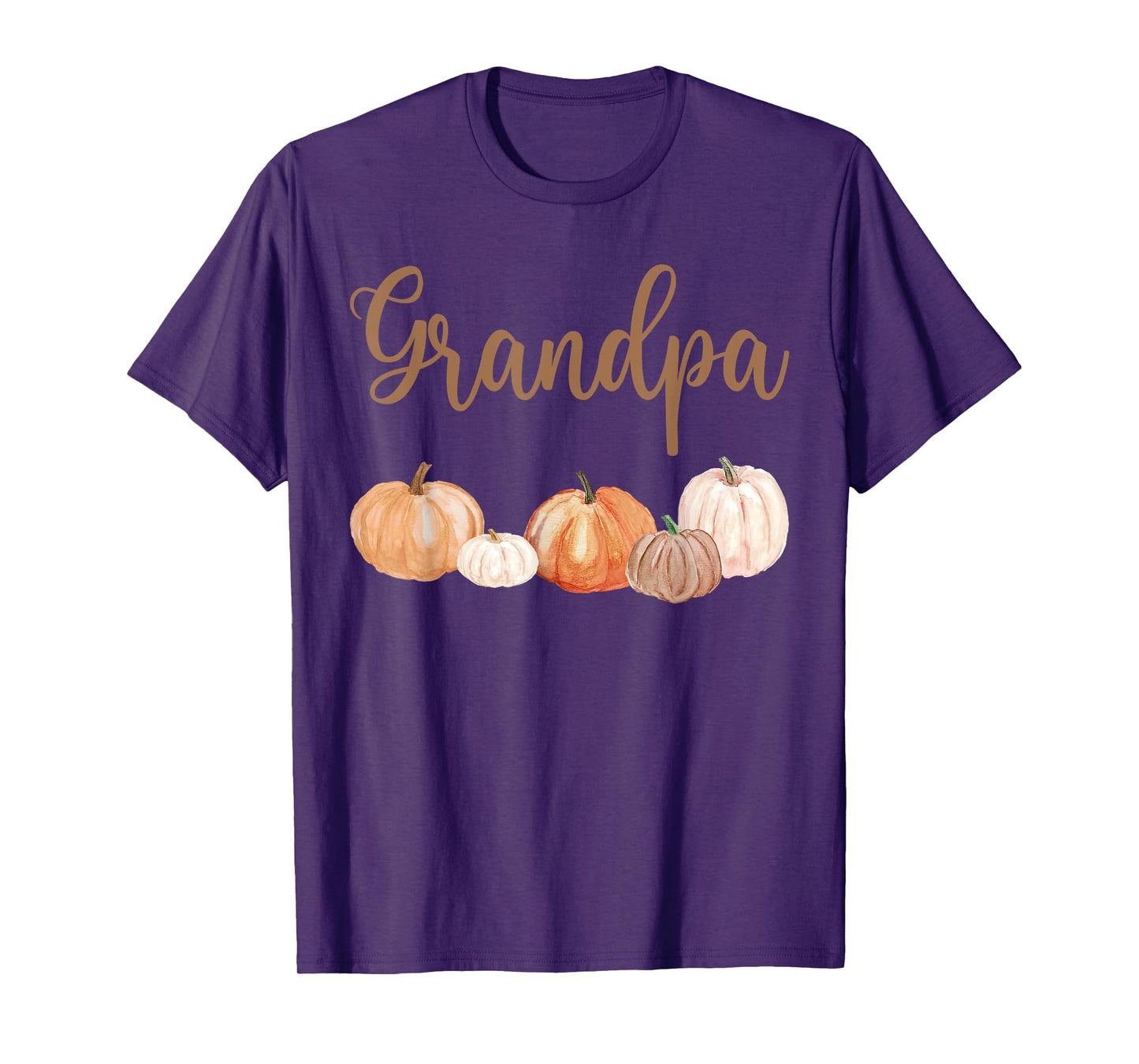 Grandpa of Little Pumpkin First Birthday Autumn Pumpkin T-Shirt