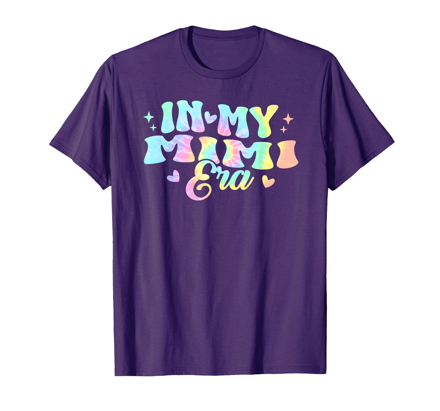 Retro Groovy In My Mimi Era Tie Dye T-Shirt