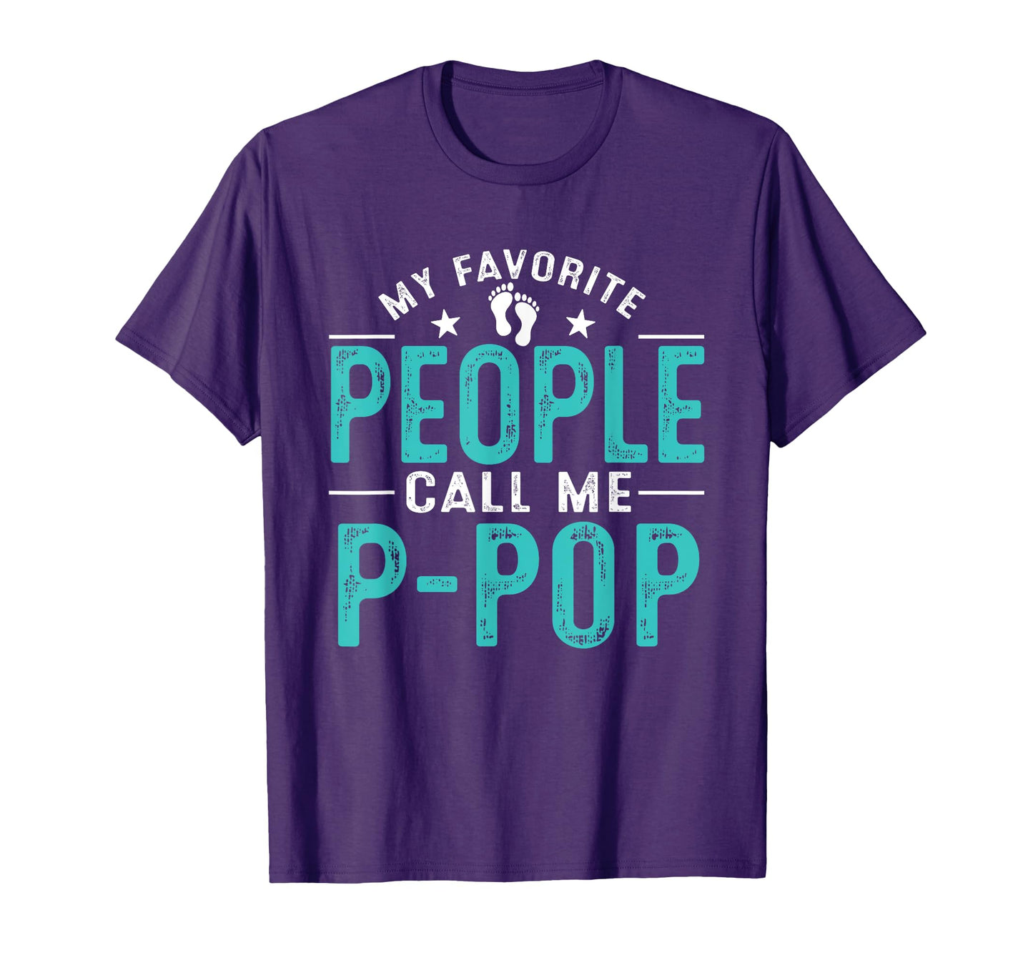 My Favorite People Call Me P-pop Vintage Funny P-pop Father T-Shirt