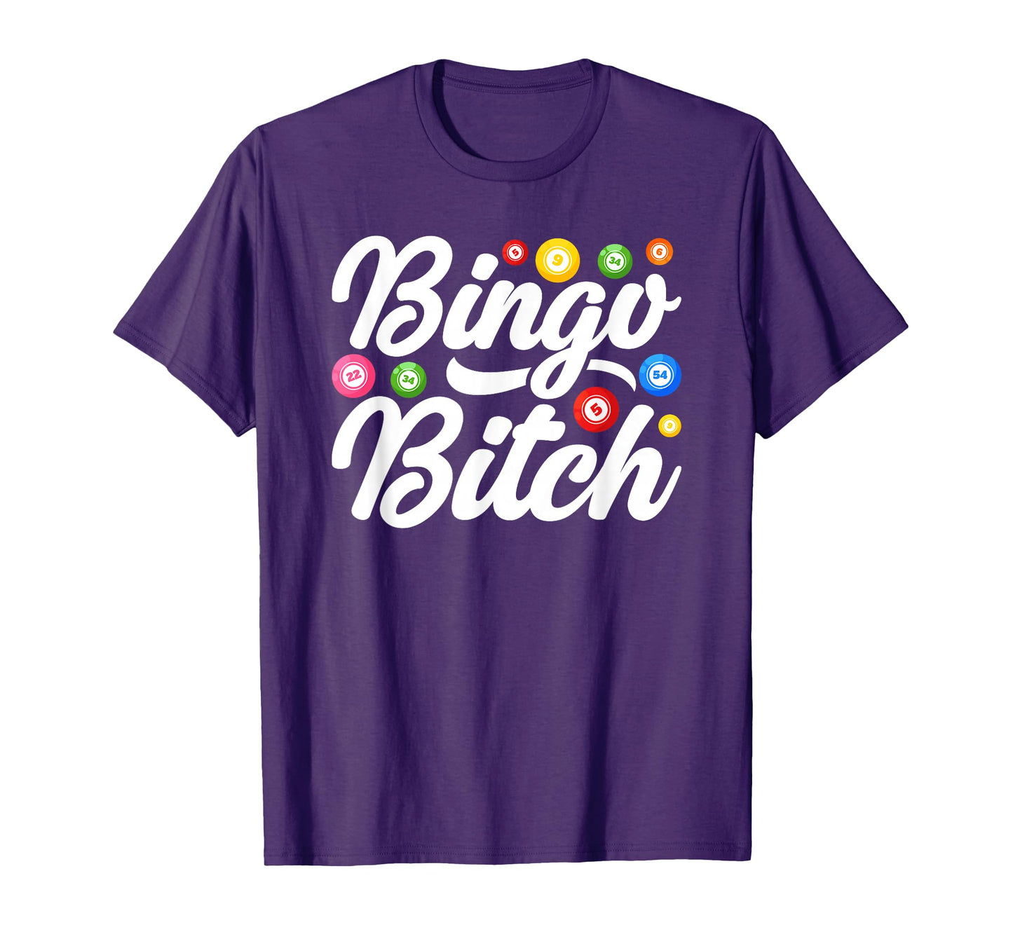 Bingo Bitch Player Gambling Lottery Women Bingo T-Shirt