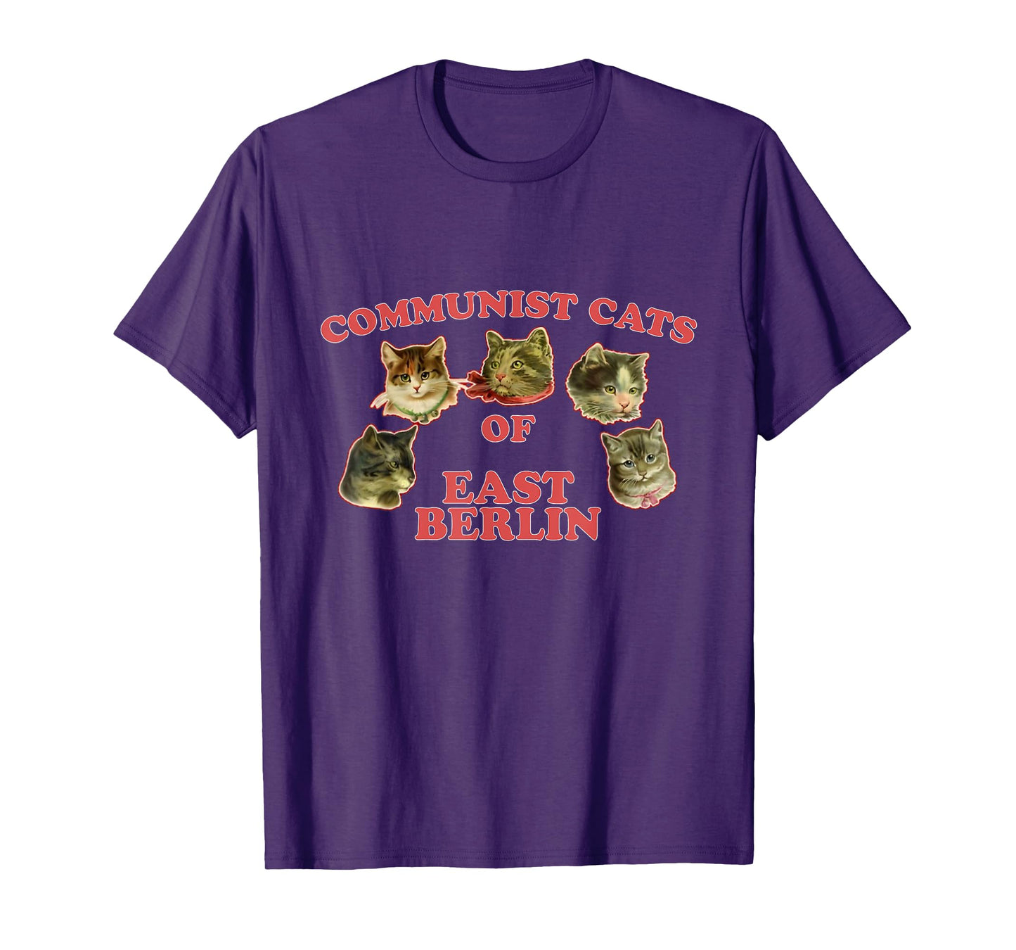 Communist Cats Of East Berlin funny saying T-Shirt