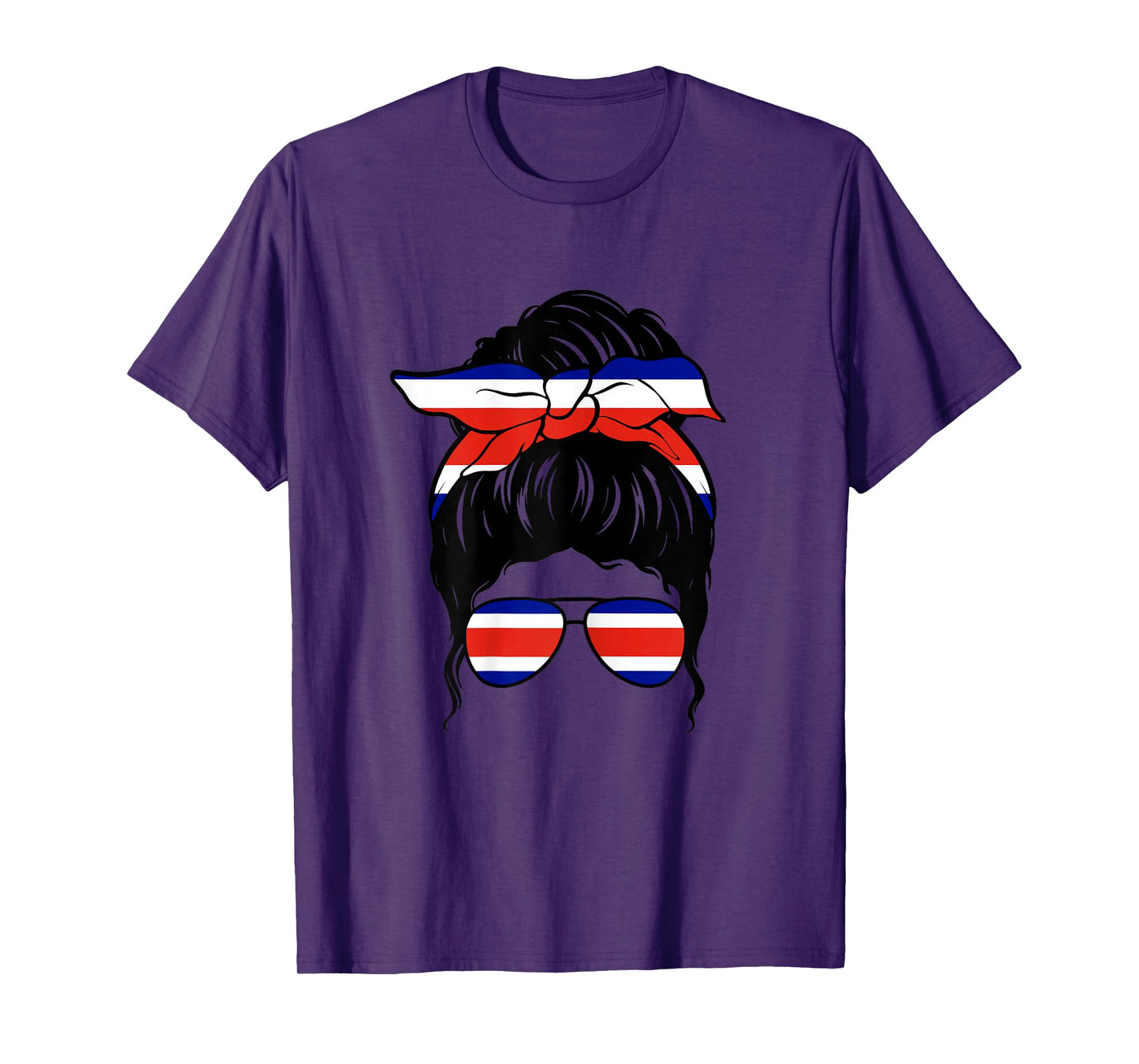 Costa Rican Girl Costa Rica Flag Proud Costa Rican Woman T-Shirt