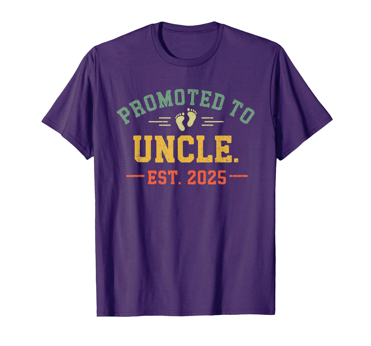 Promoted To Uncle Est 2025 Uncle To Be 2025 First Time Uncle T-Shirt