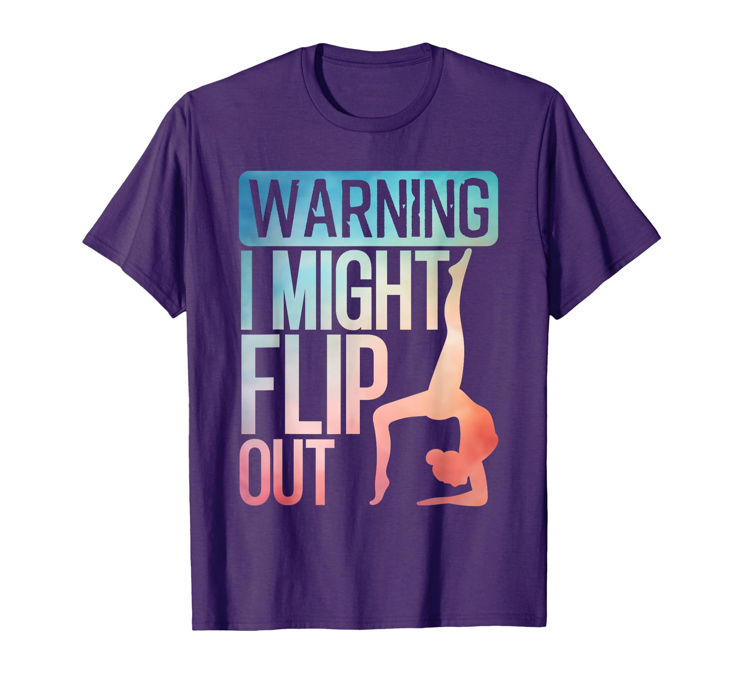 Cute Gymnastics Art For Girls Kids Women Tumbling Gymnast T-Shirt