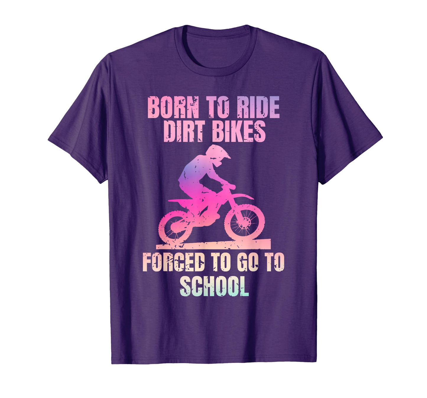 Funny Dirt Bike Art For Boys Girls Motocross Dirt Bike Rider T-Shirt