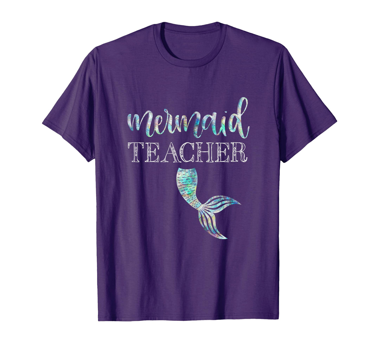 Mermaid Teacher Shirt Cute Back To School Student Gift Tee T-Shirt