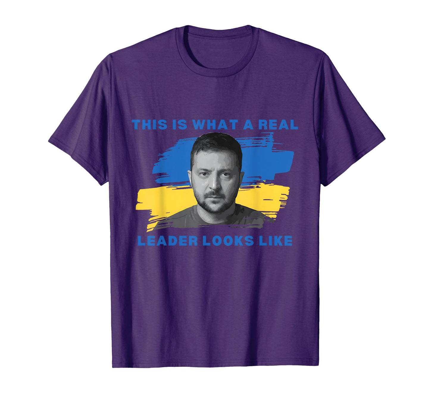 This Is What A Real Leader Looks Like Support Zelensky T-Shirt
