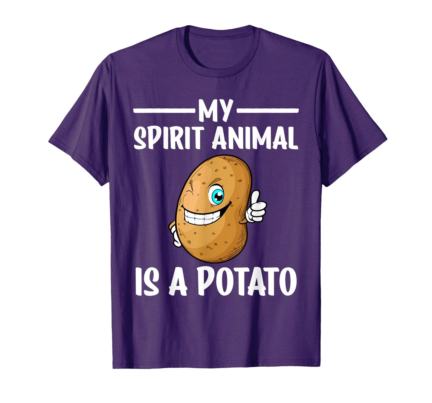 Funny Potato Design For Men Women Kids Potatoes Lover T-Shirt