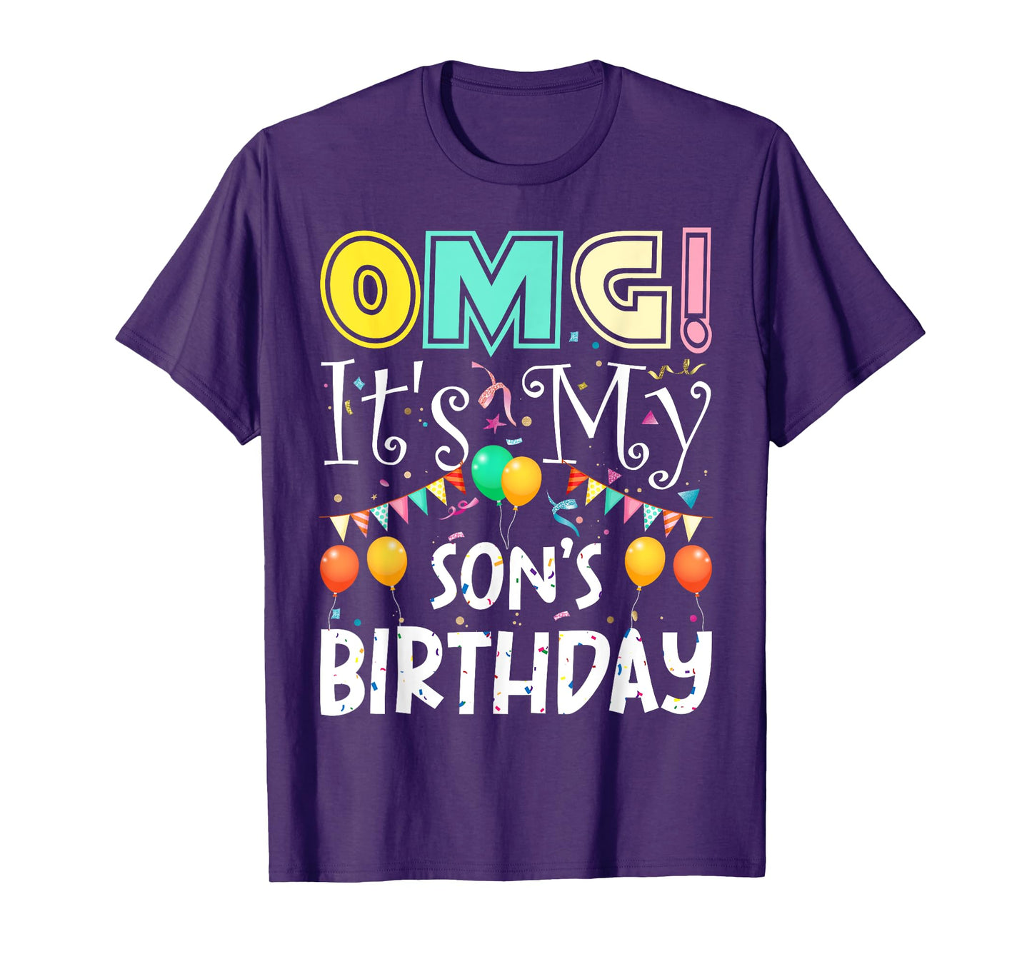 OMG! It's My Son's Birthday Cool Party T-Shirt