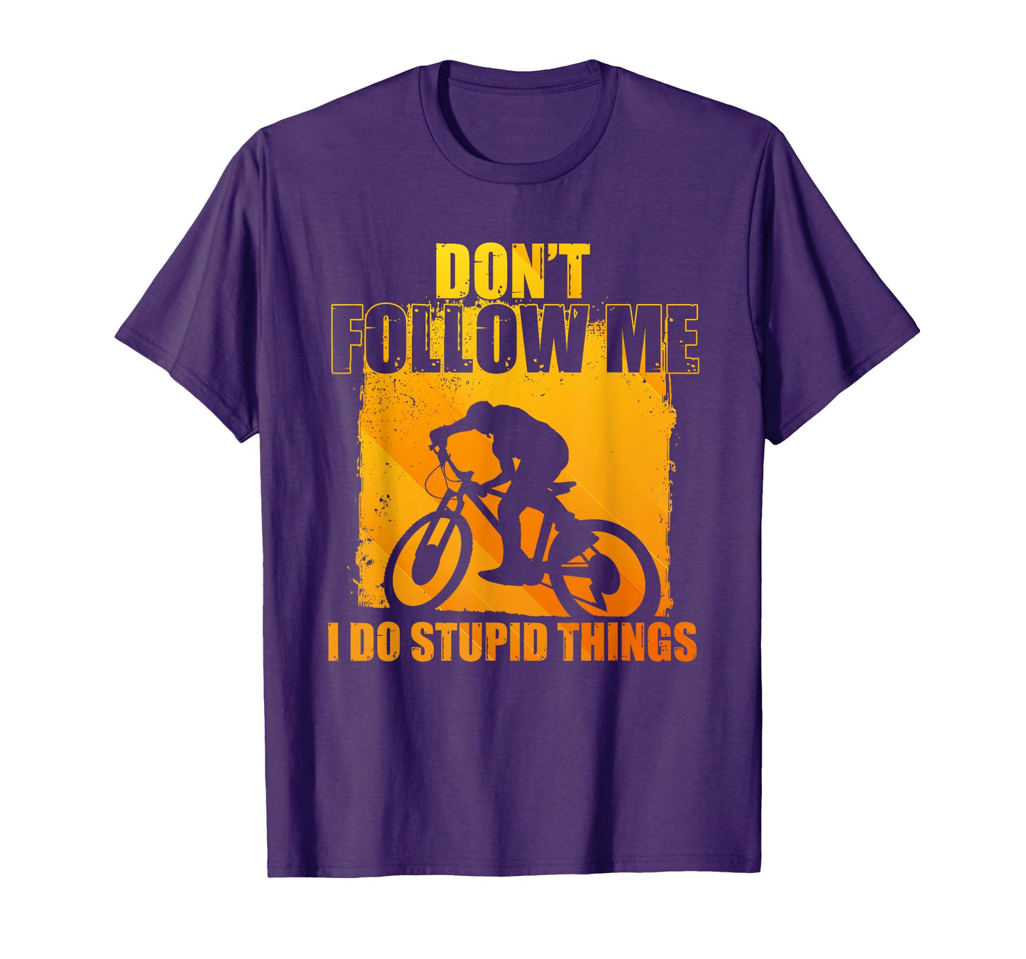 Funny Mountain Biking Art For Men Women Cycling Downhill MTB T-Shirt