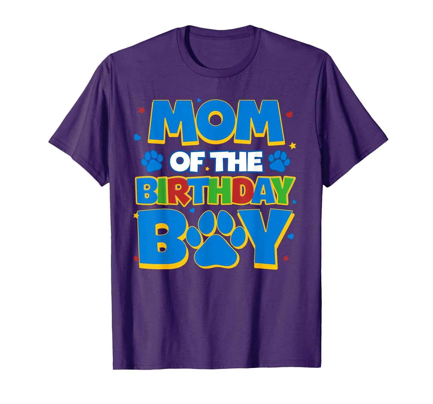 Funny Family Matching Party Shirt Mom Of The Birthday Boy T-Shirt