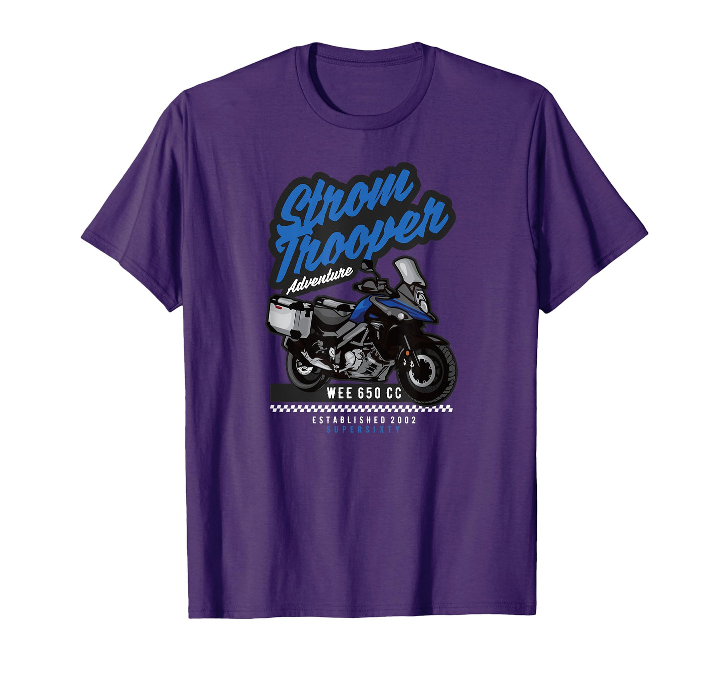 Strom Trooper Adventure Wee 650 Motorcycle Ride Design T-Shirt