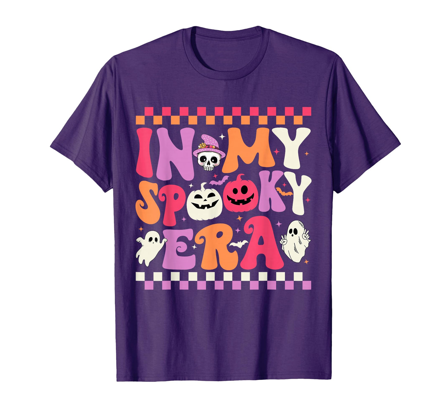 In My Spooky Era Halloween Ghost Groovy Hippie Halloween T-Shirt