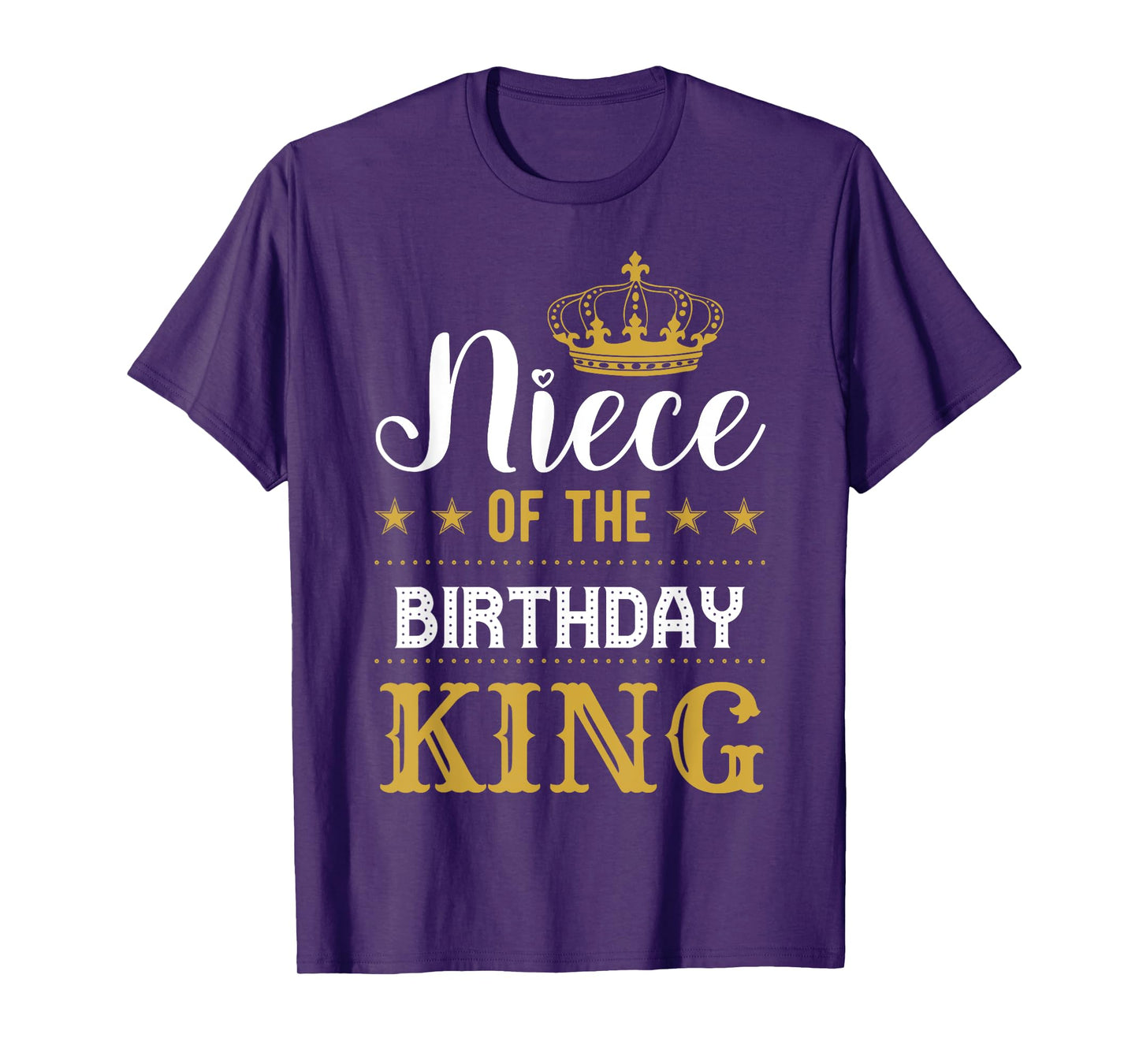 Niece of the Birthday King Party Family Celebration T-Shirt
