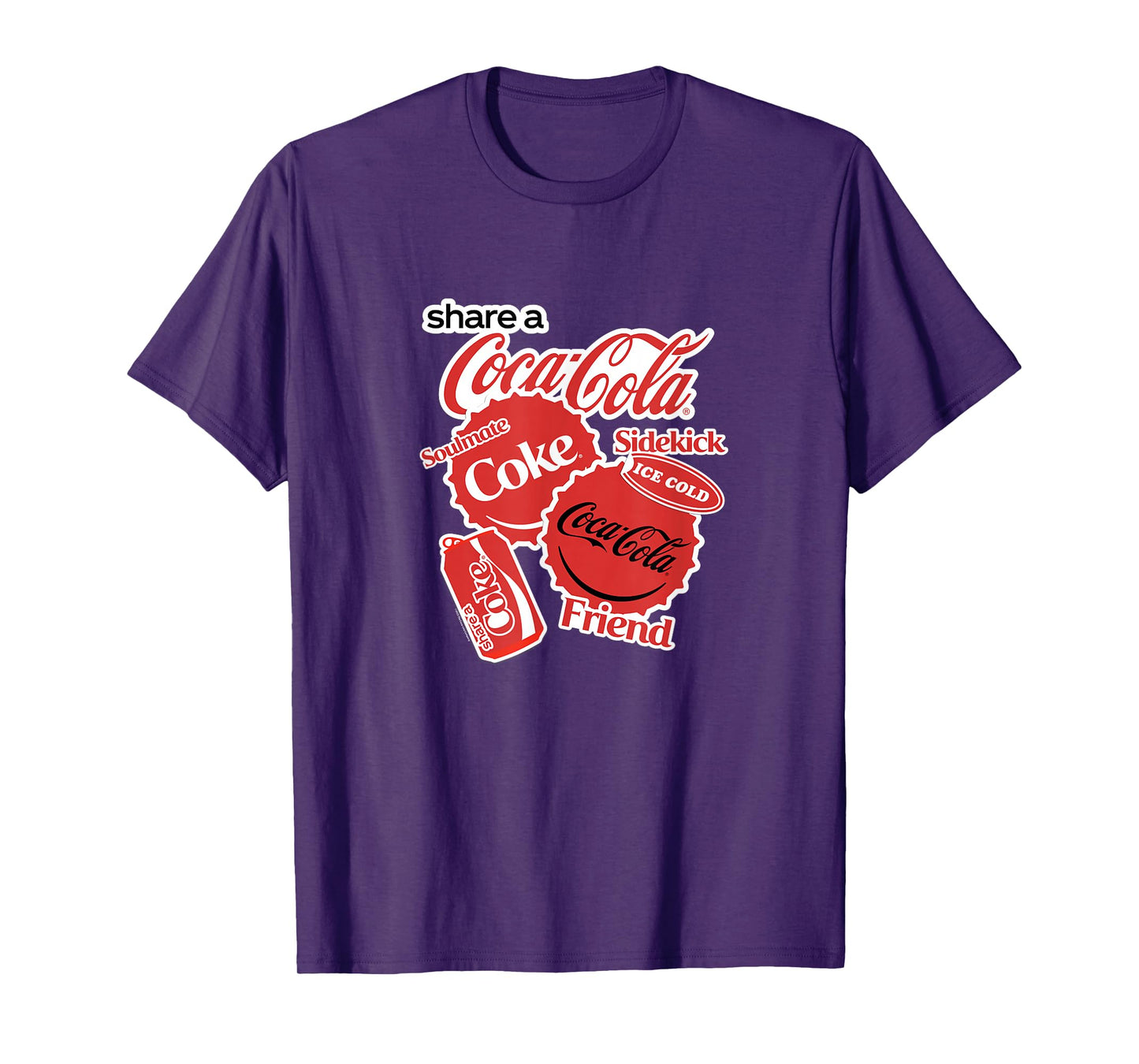 Coca-Cola Share A Coke Bottlecap Jumble T-Shirt