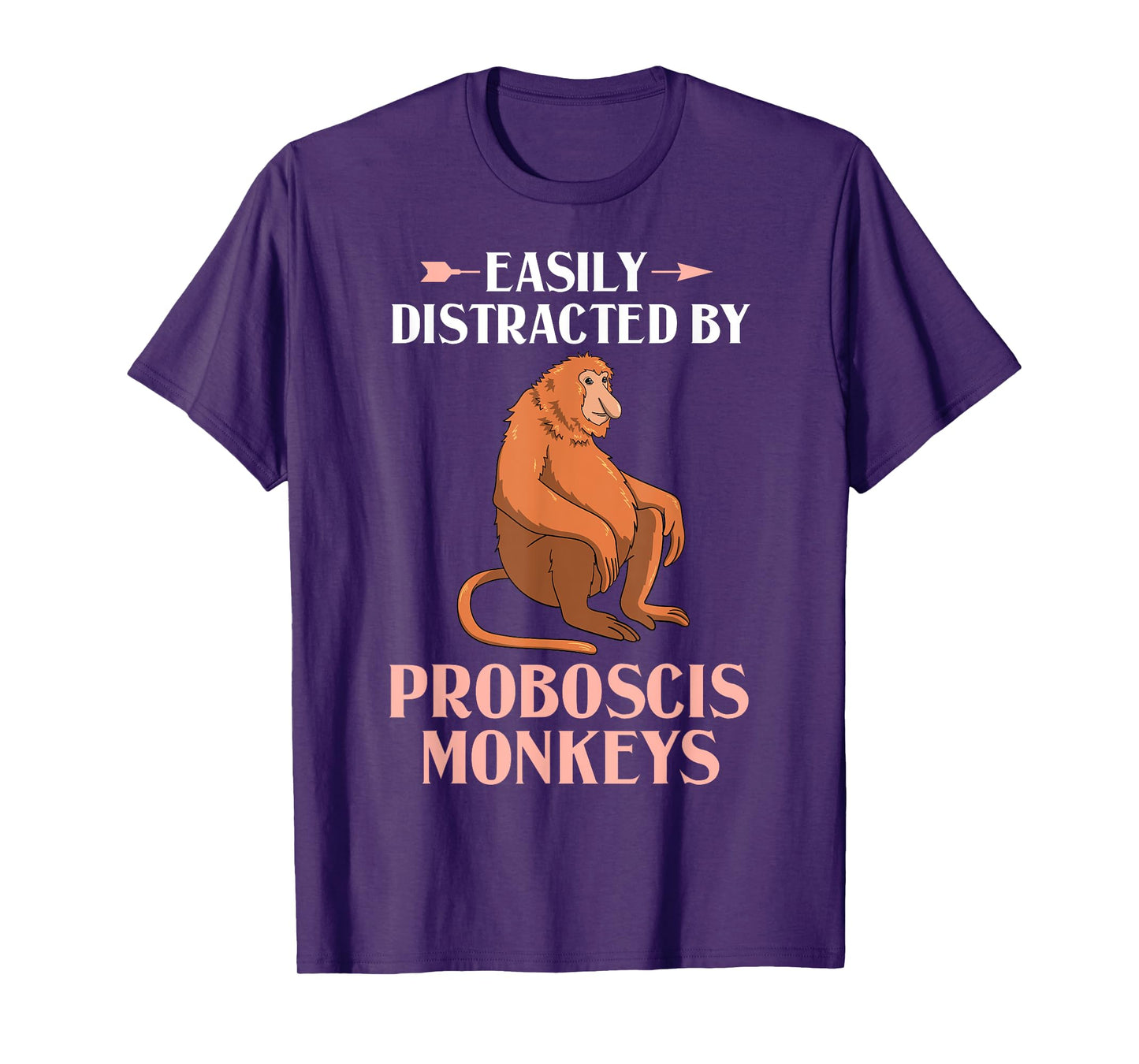 Proboscis Monkey Funny Long Nosed Monkeys T-Shirt