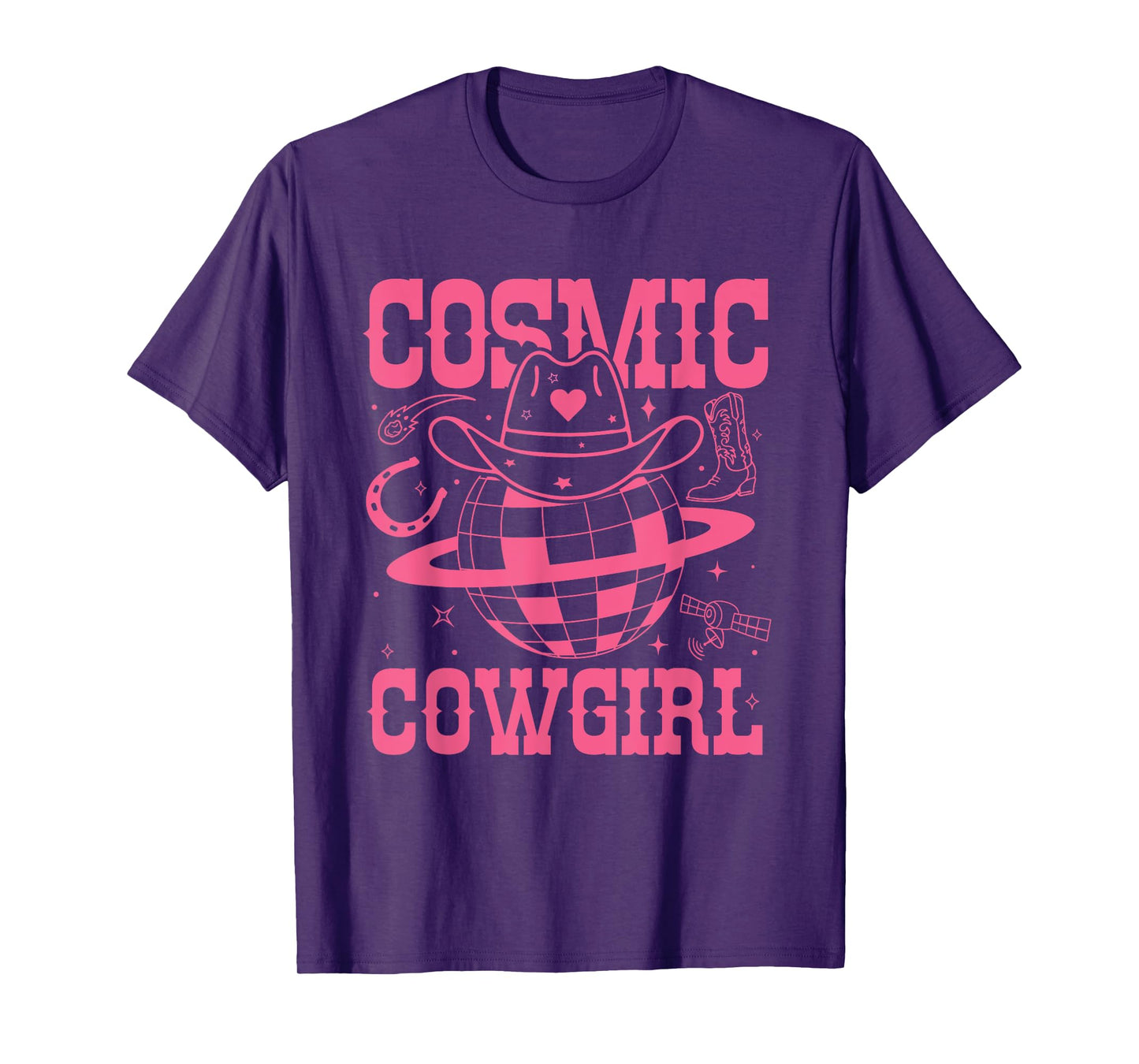 Cosmic Space Cowgirls Shirt Bachelorette Party Rodeo Girls T-Shirt