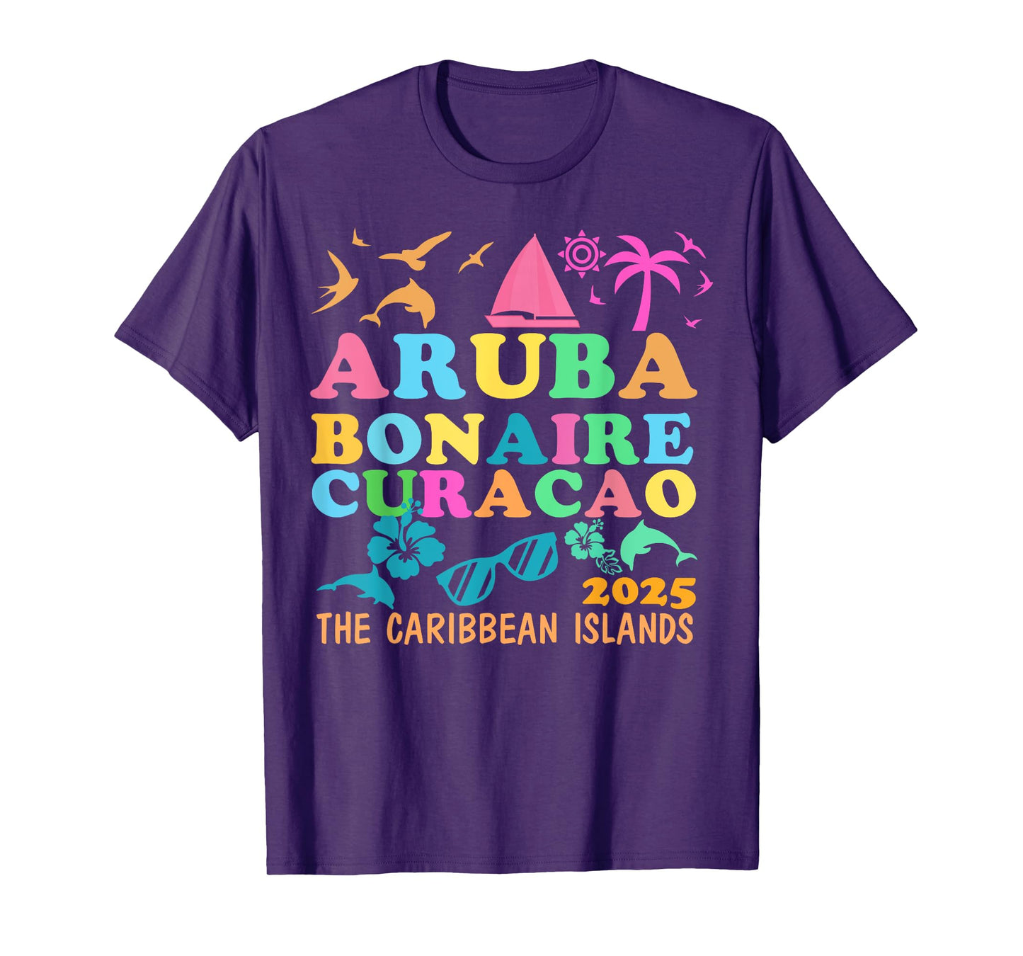 Aruba Bonaire Curacao 2025 Island Carribbean Traveling Trip T-Shirt
