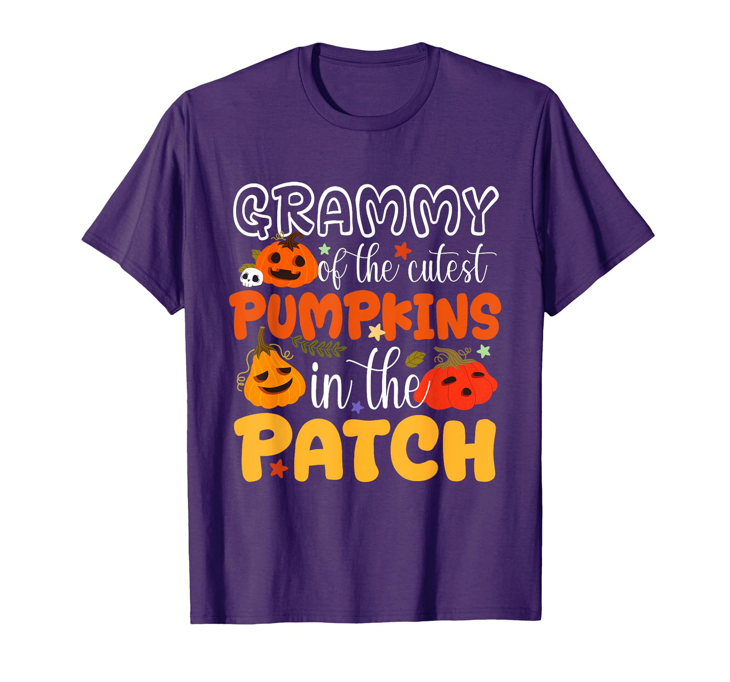 Grammy Of The Cutest Pumpkins In The Patch Halloween Women T-Shirt