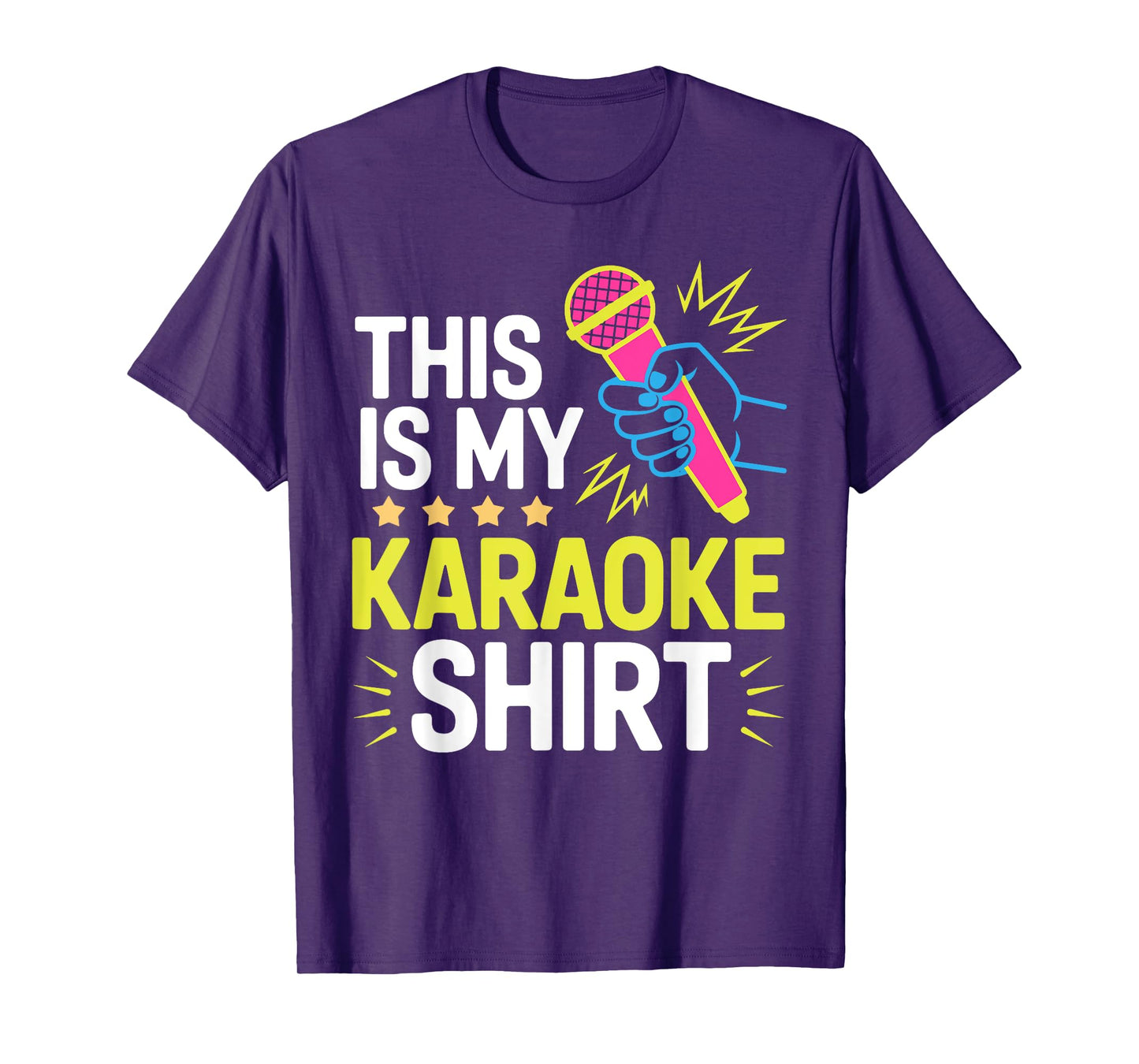 Funny Karaoke Art For Men Women Karaoke Singer Karaoke Lover T-Shirt