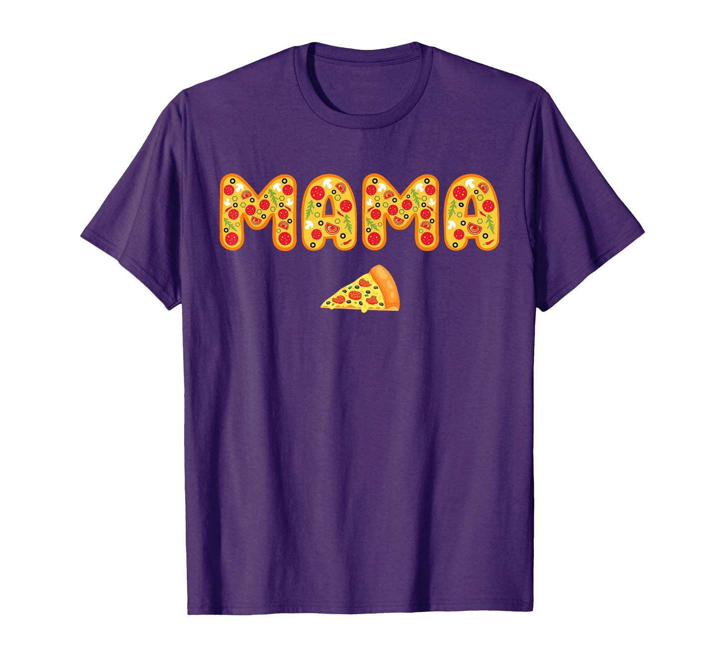 Mama Mom Matching Birthday Squad Crew Pizza Family T-Shirt