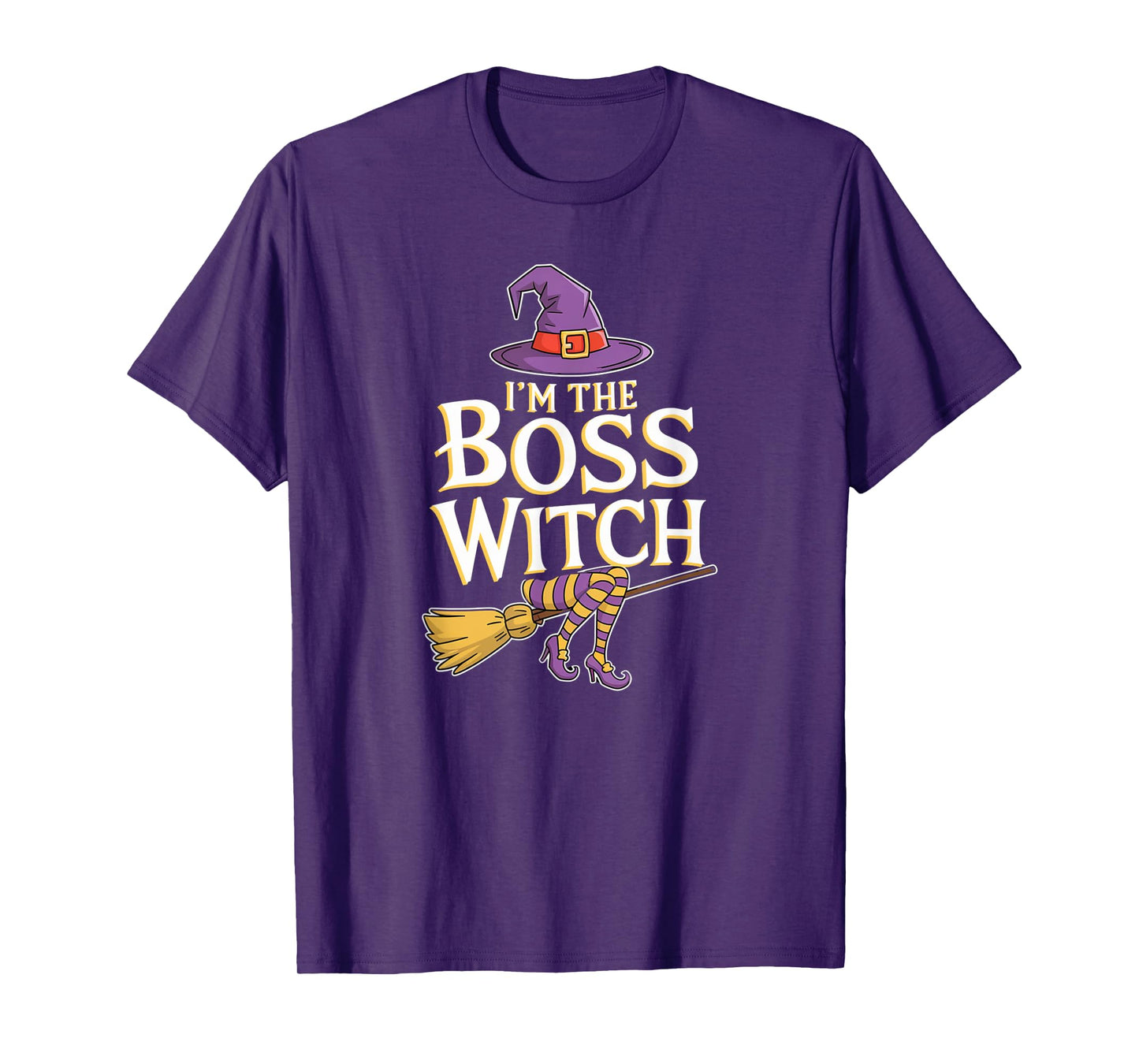 I’m The Boss Witch, Funny Witch Matching Costume Halloween T-Shirt