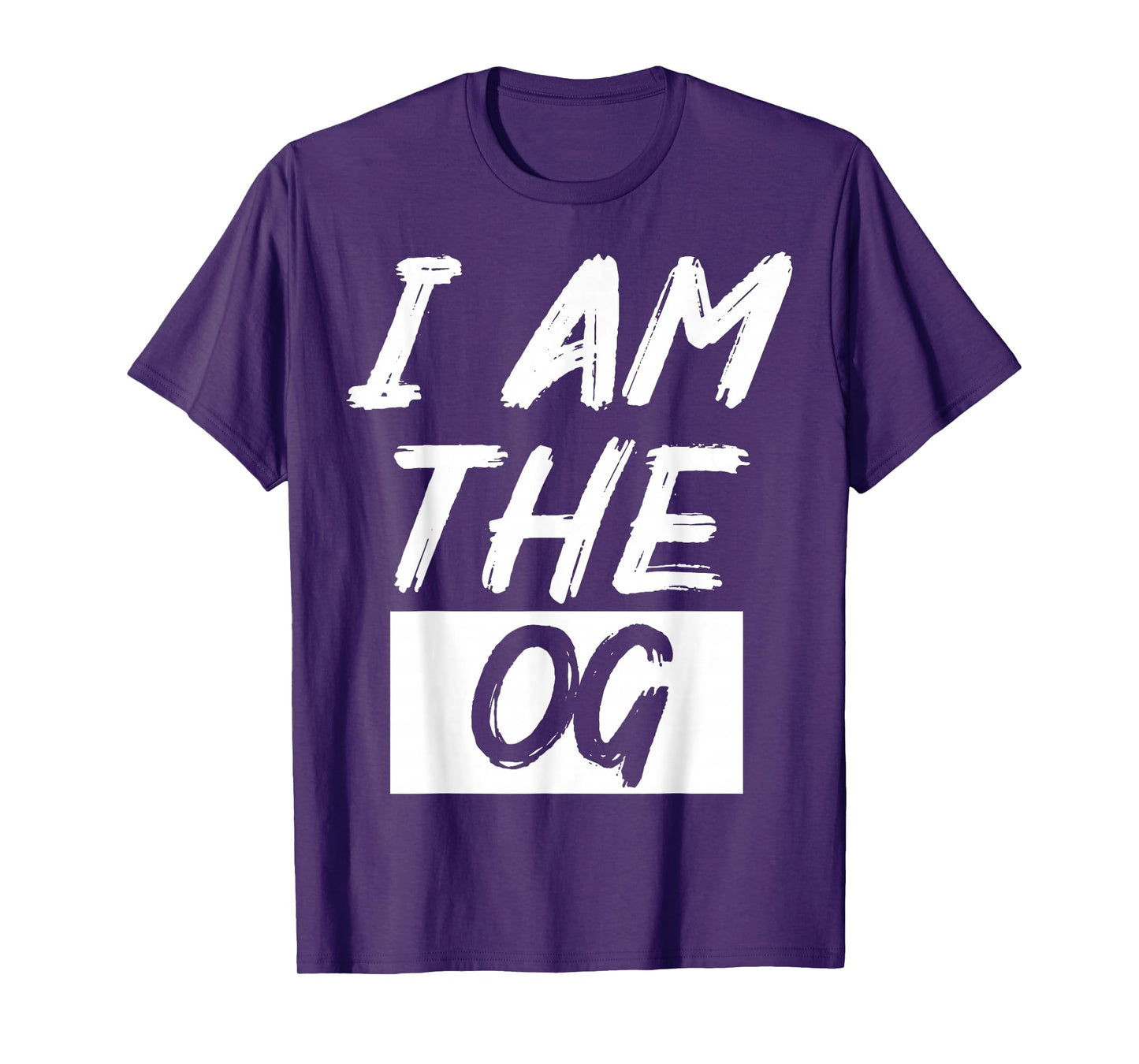 Funny I'm The OG Tee Shirt - Unisex-Adult T-Shirt - Black - X-Small - Short Sleeve - Crew Neck